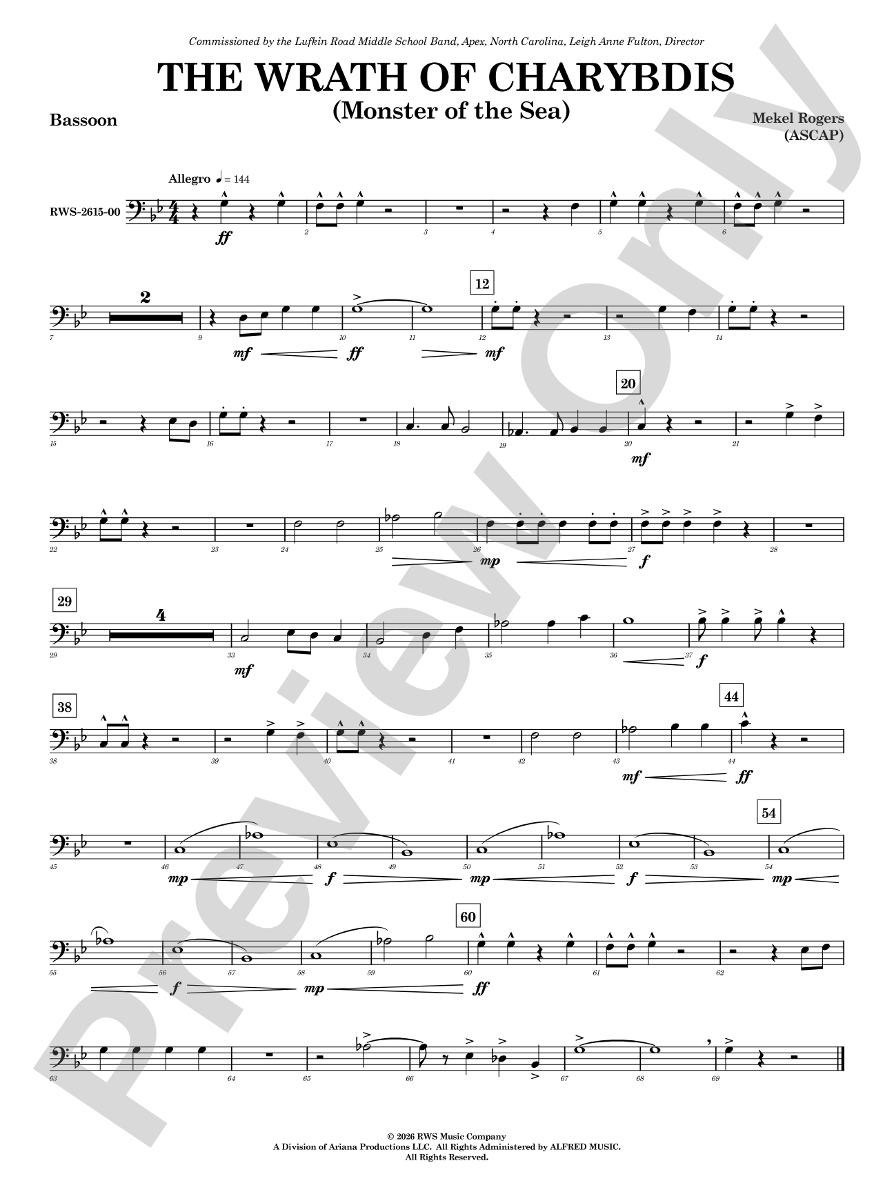 The Wrath of Charybdis: Bassoon