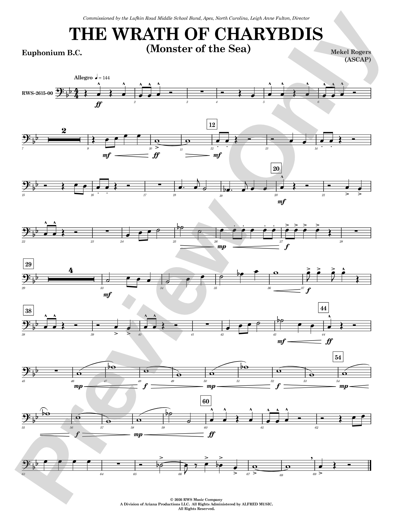 The Wrath of Charybdis: Baritone B.C.