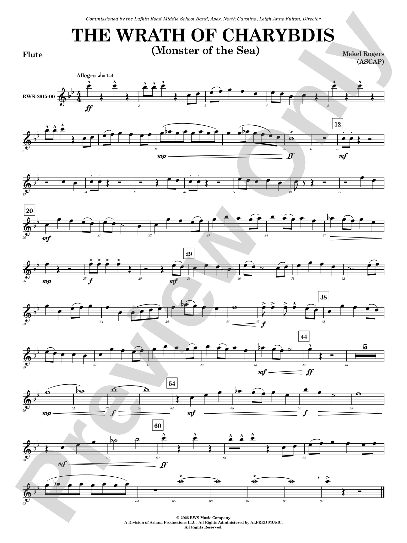The Wrath of Charybdis: Flute