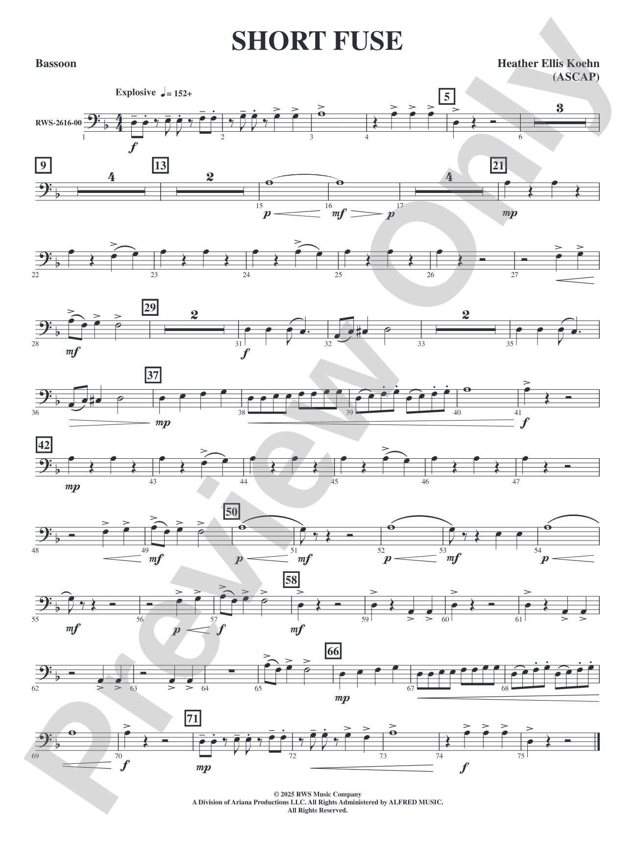 Short Fuse: Bassoon