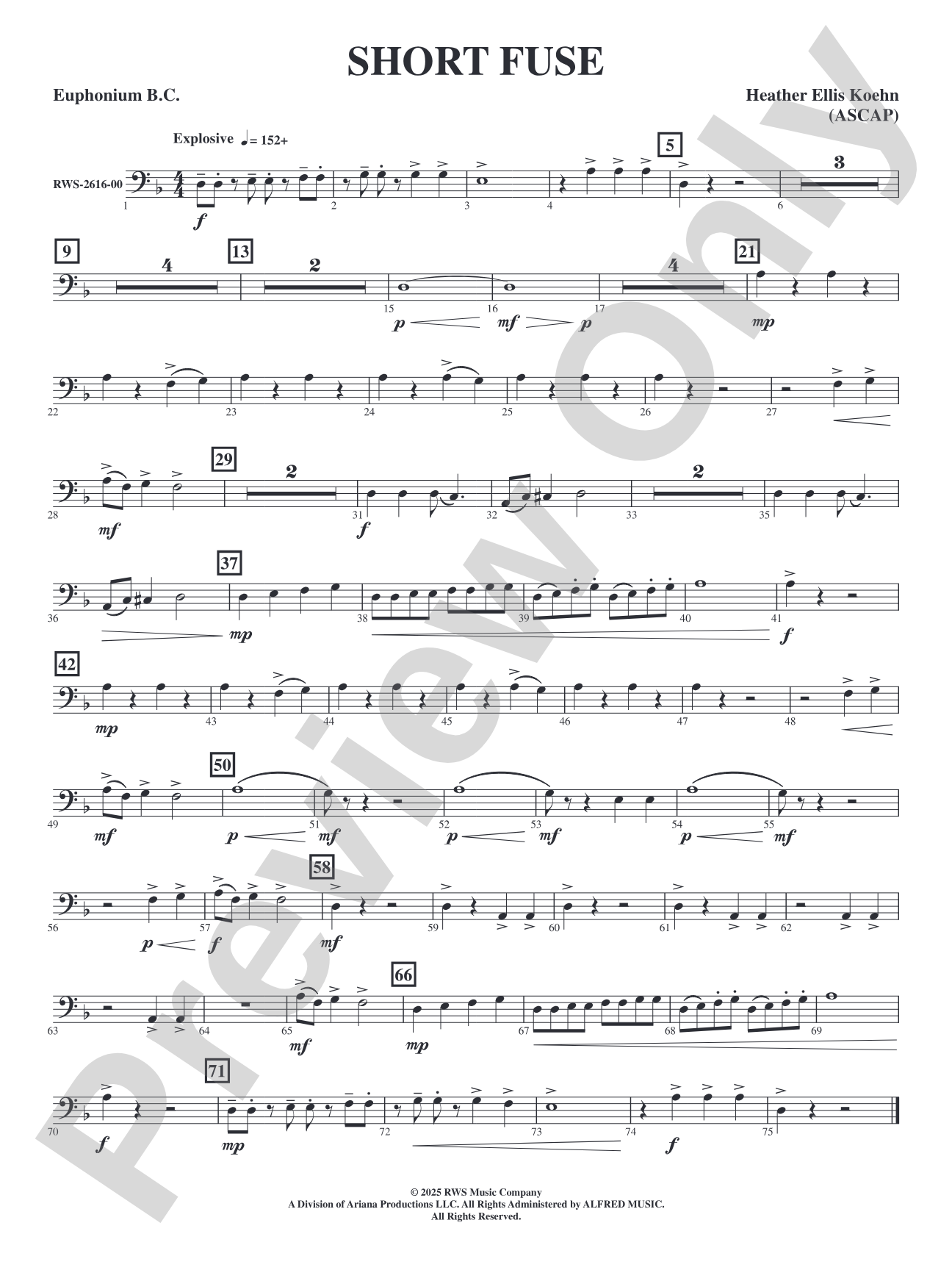 Short Fuse: Baritone B.C.