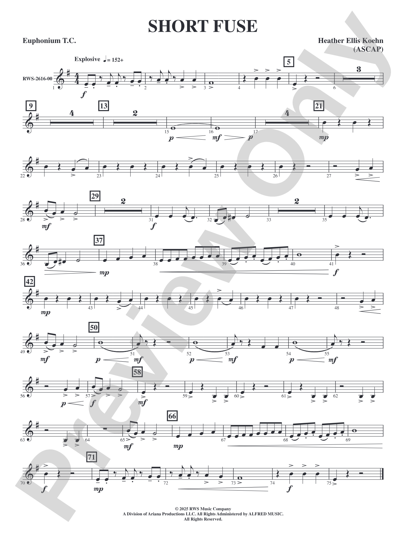 Short Fuse: Baritone T.C.