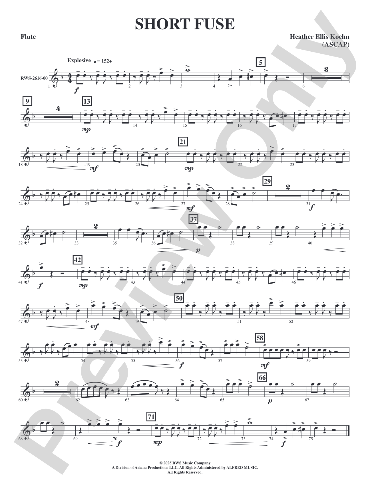 Short Fuse: Flute