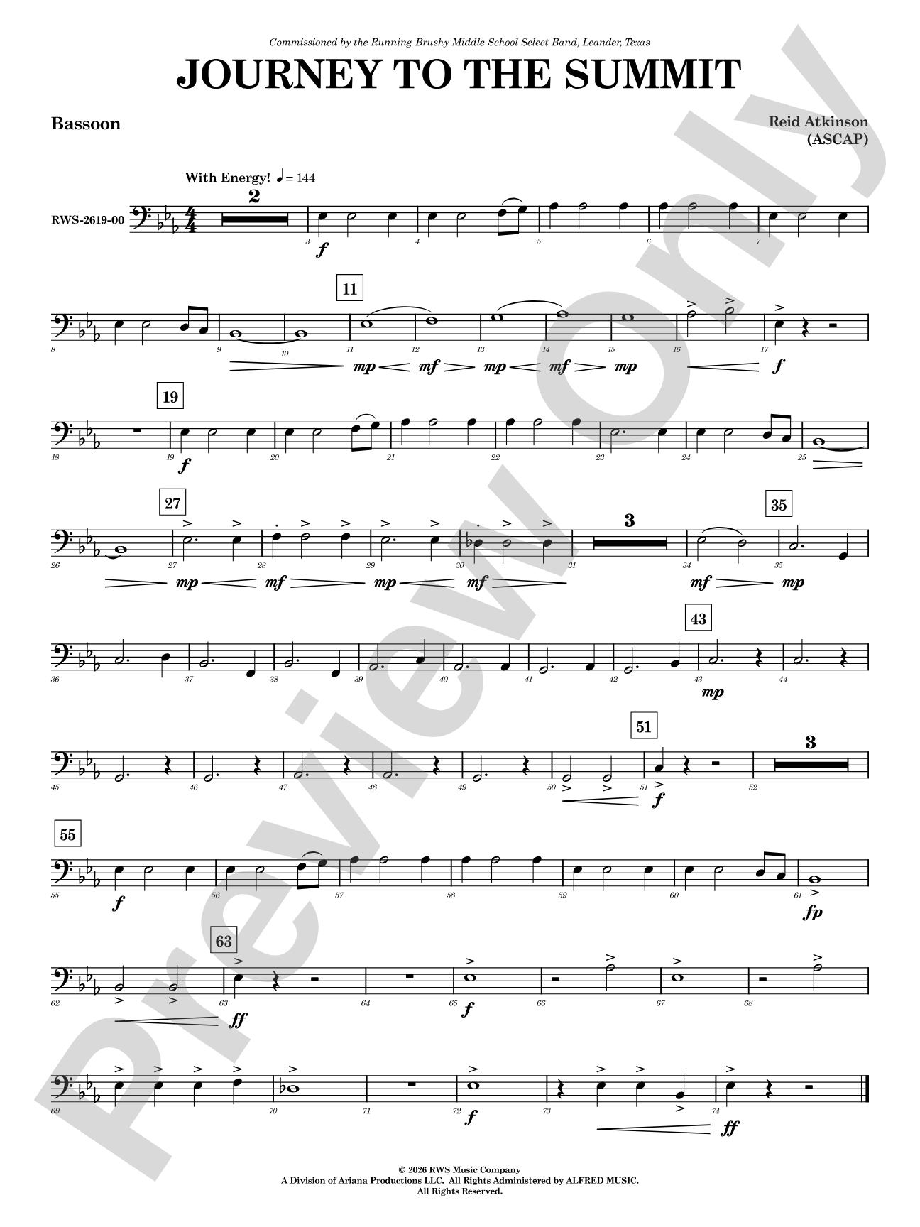 Journey to the Summit: Bassoon