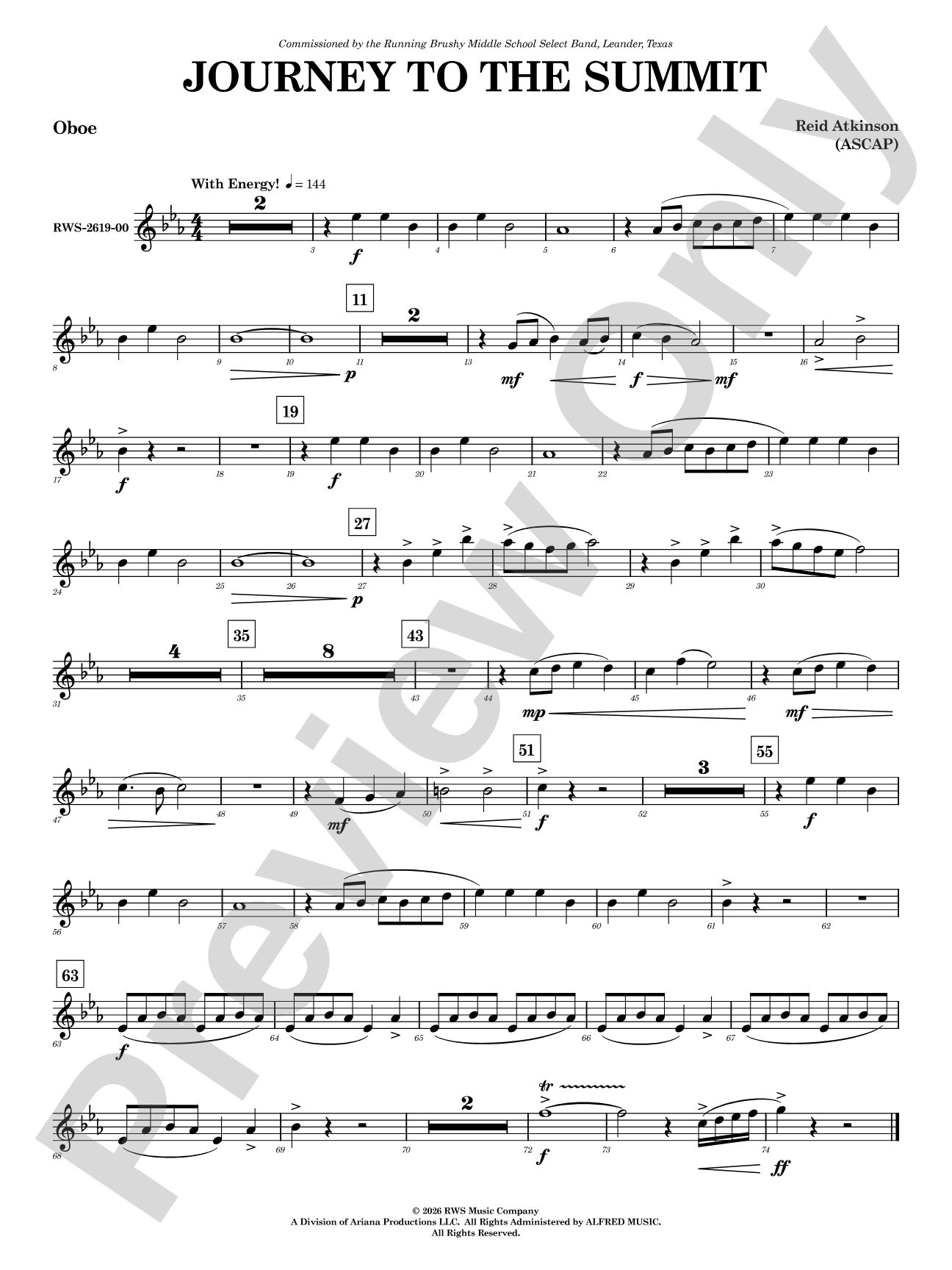 Journey to the Summit: Oboe
