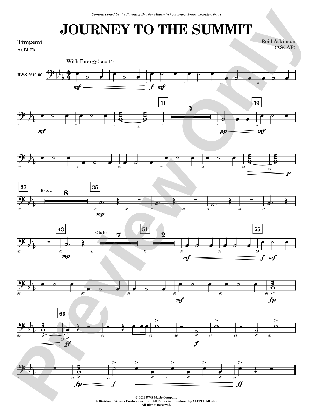 Journey to the Summit: Timpani