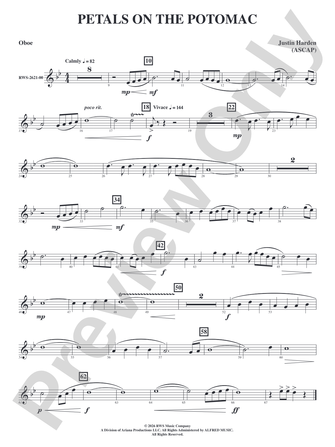 Petals on the Potomac: Oboe