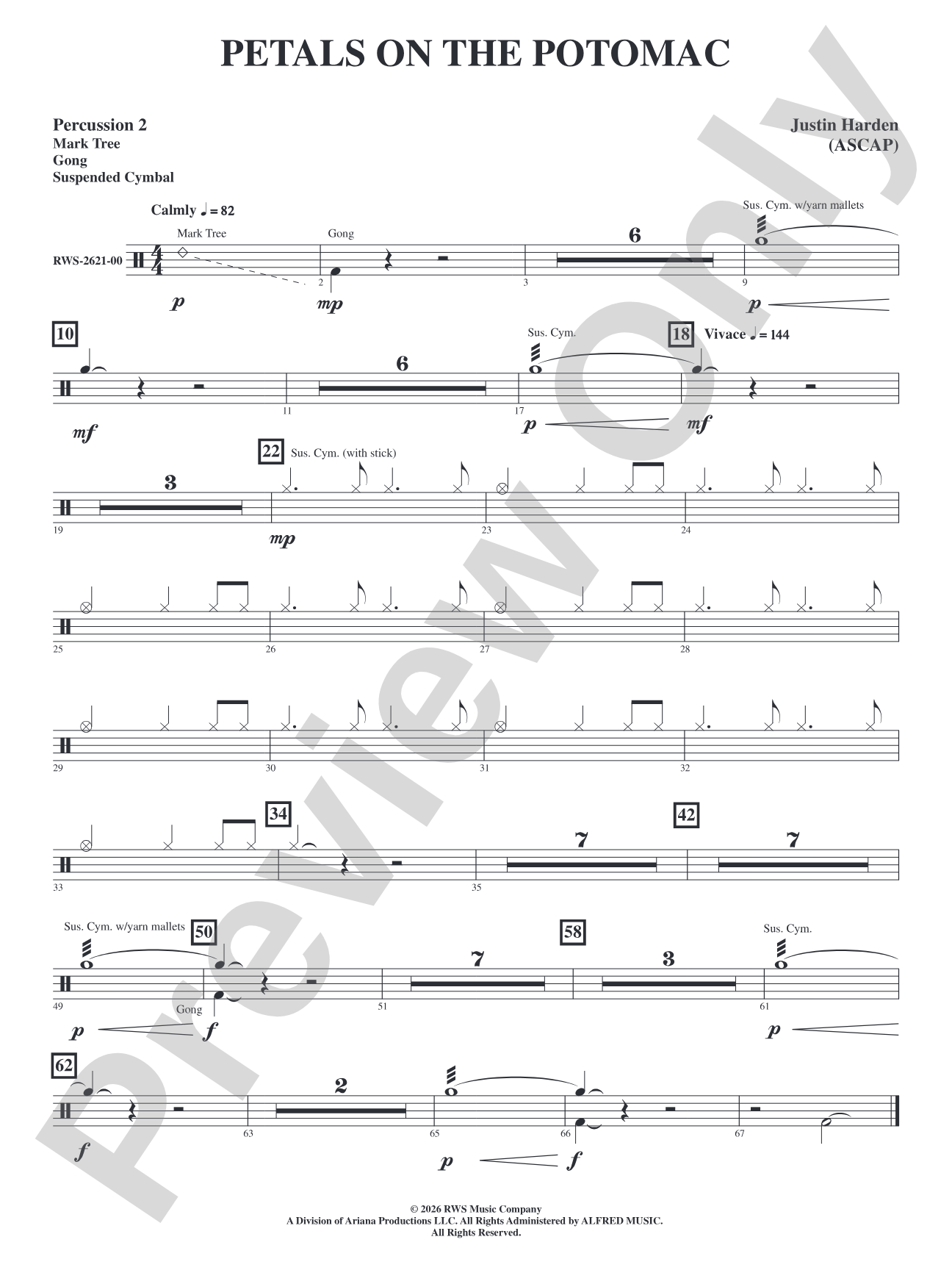 Petals on the Potomac: 2nd Percussion