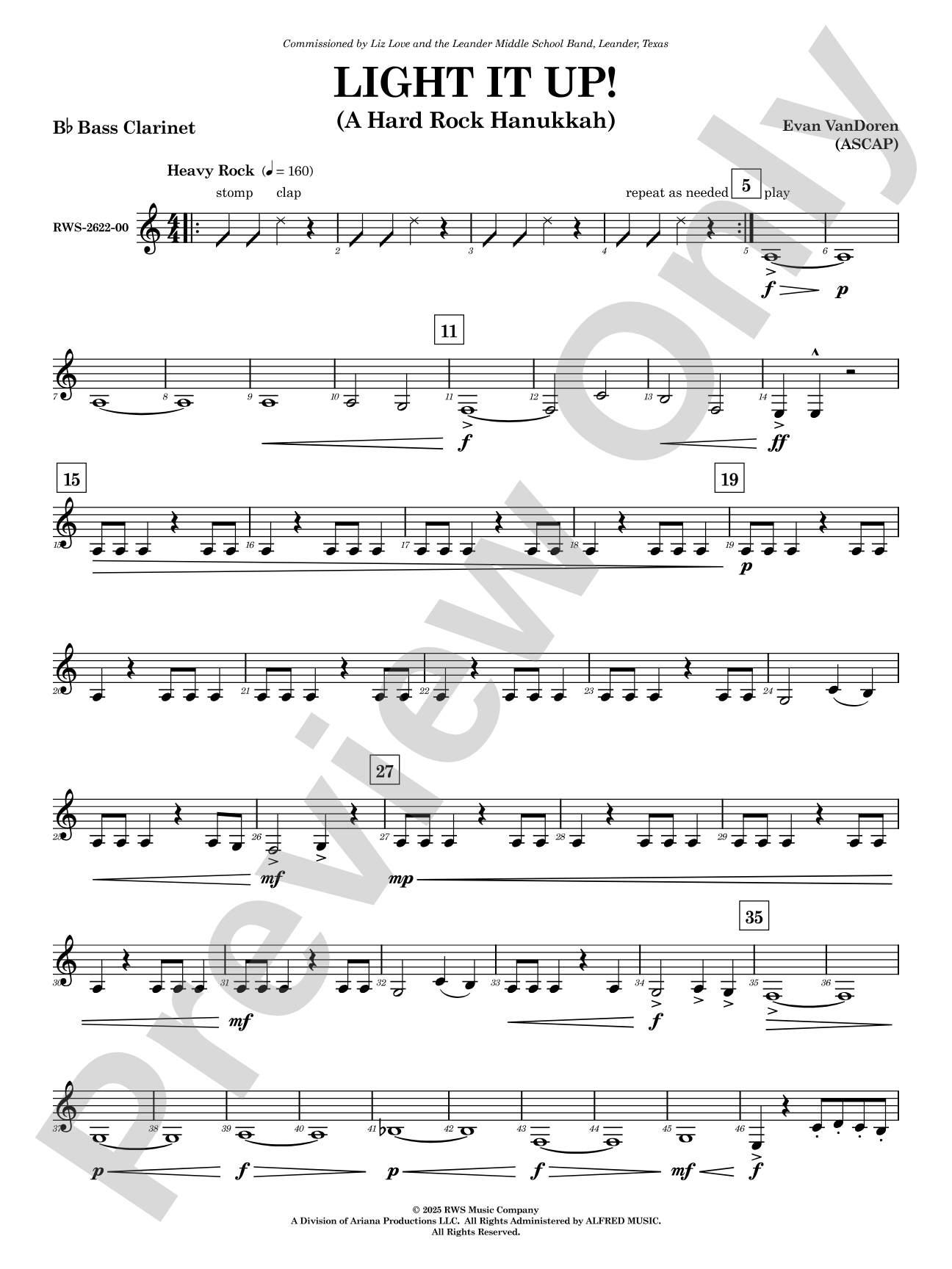 Light It Up!: B-flat Bass Clarinet