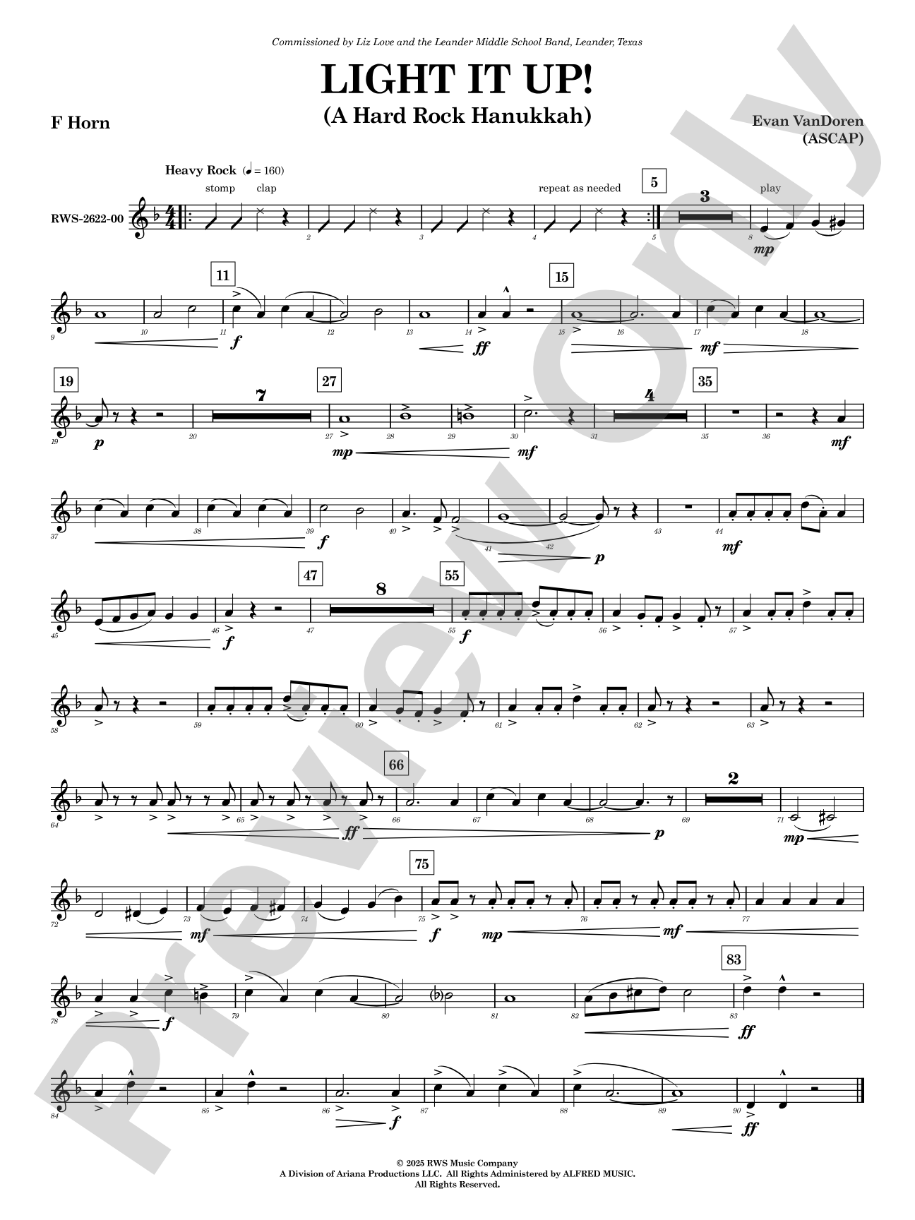 Light It Up!: 1st F Horn