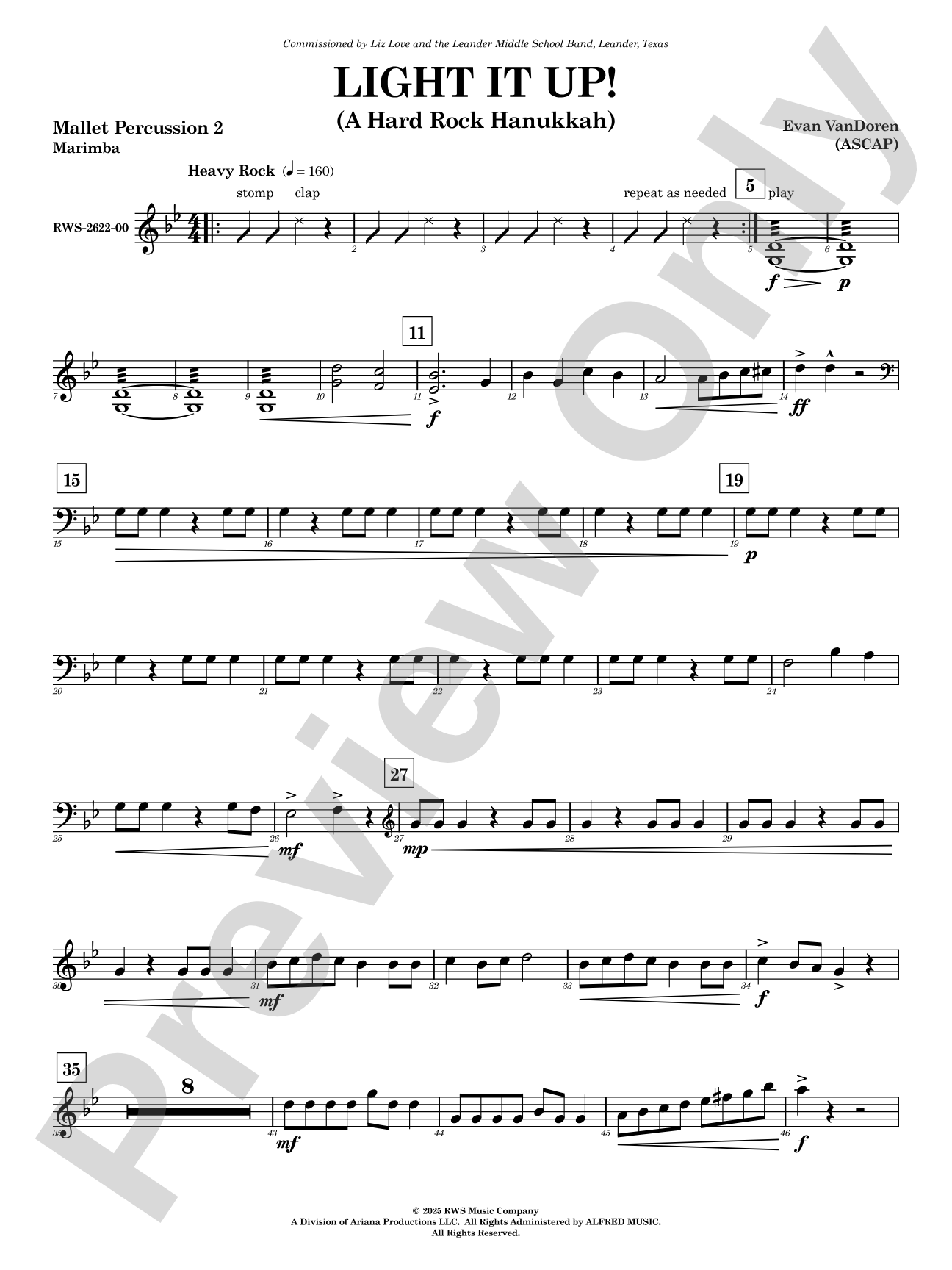 Light It Up!: 2nd Mallet Percussion