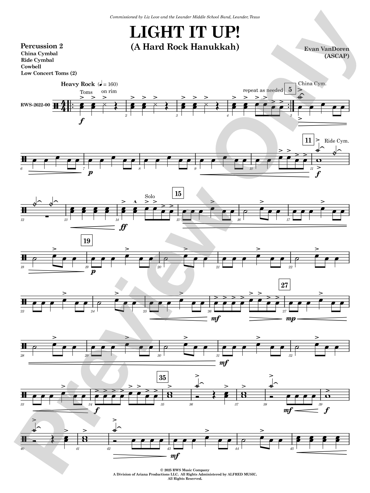 Light It Up!: 2nd Percussion