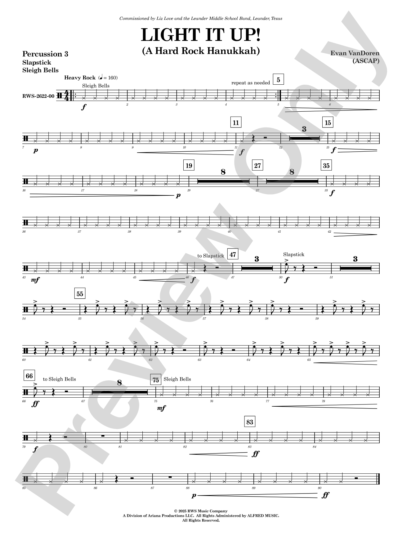 Light It Up!: 3rd Percussion