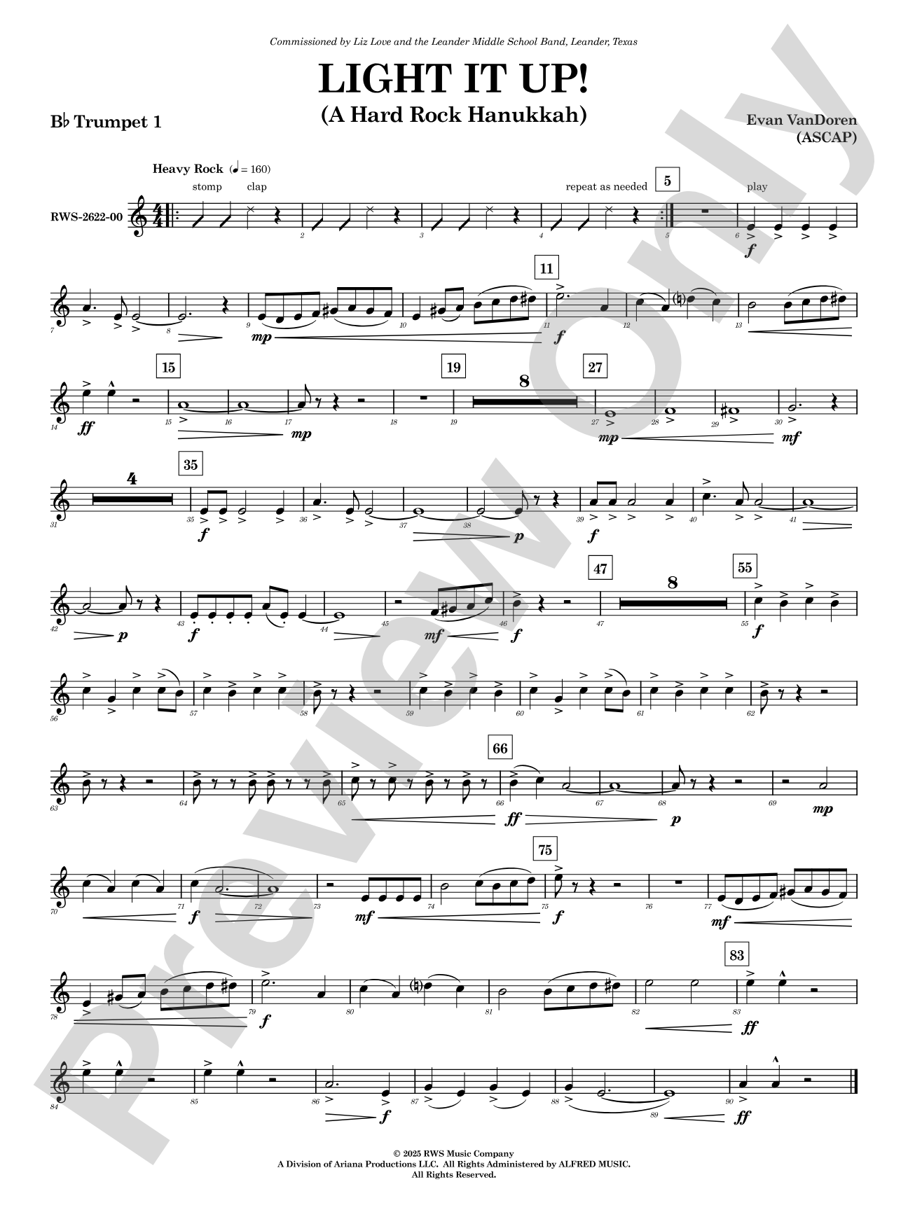 Light It Up!: 1st B-flat Trumpet