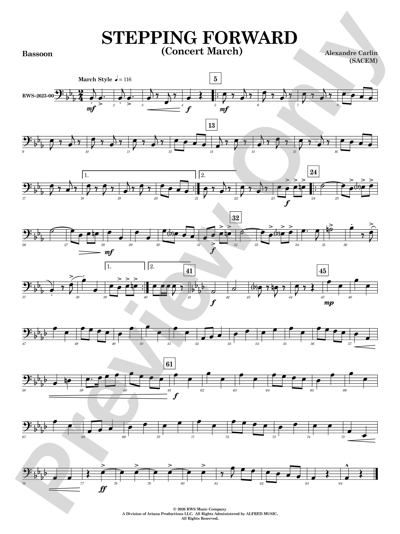 Stepping Forward: Bassoon