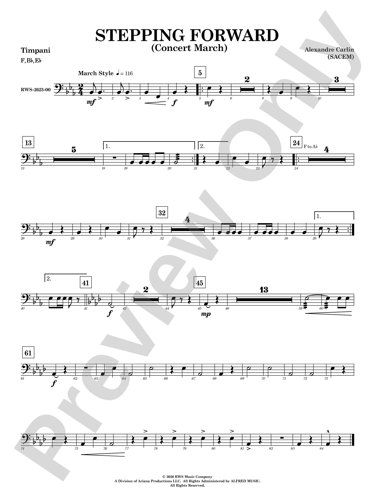 Stepping Forward: Timpani