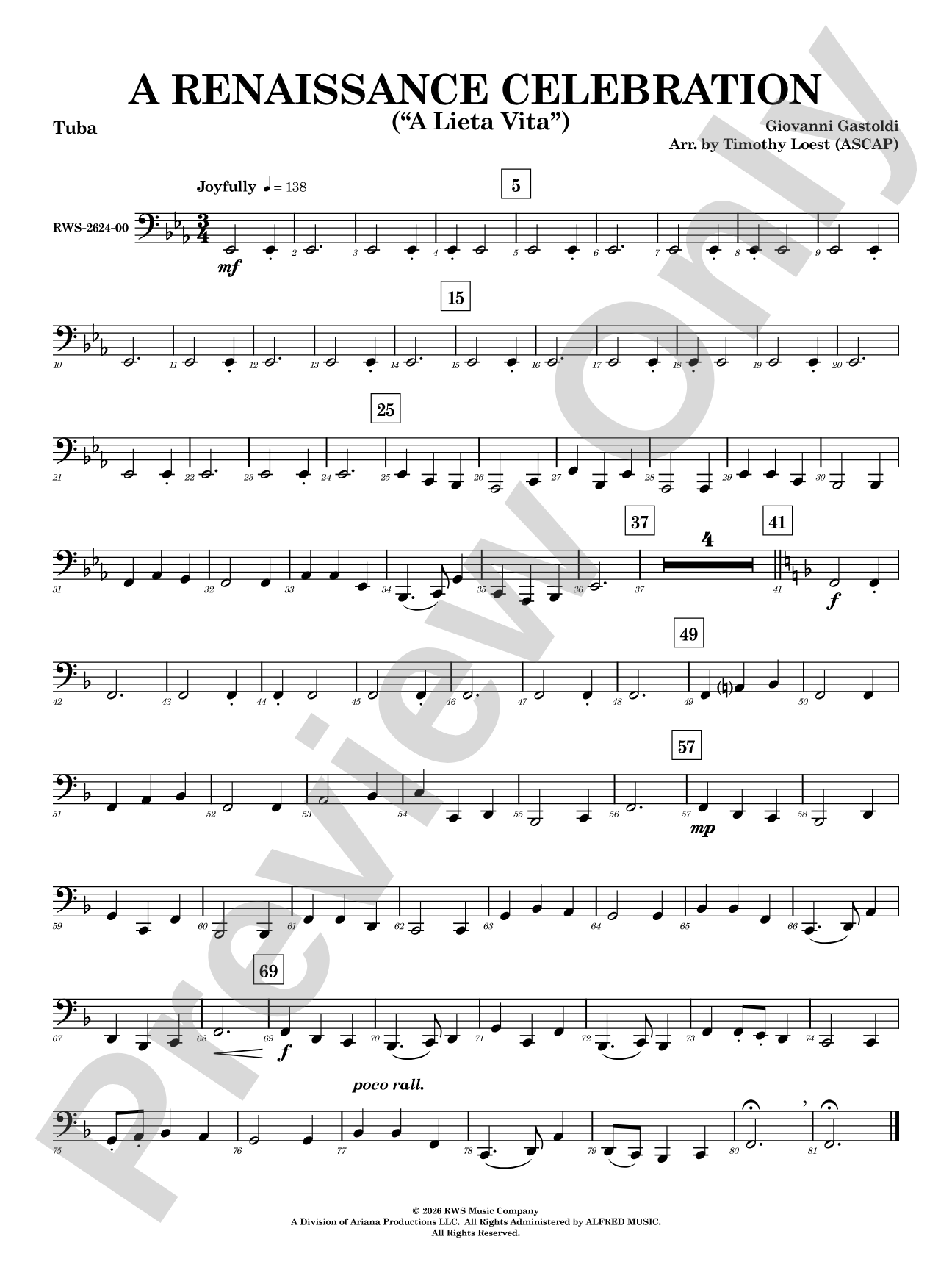 A Renaissance Celebration: Tuba