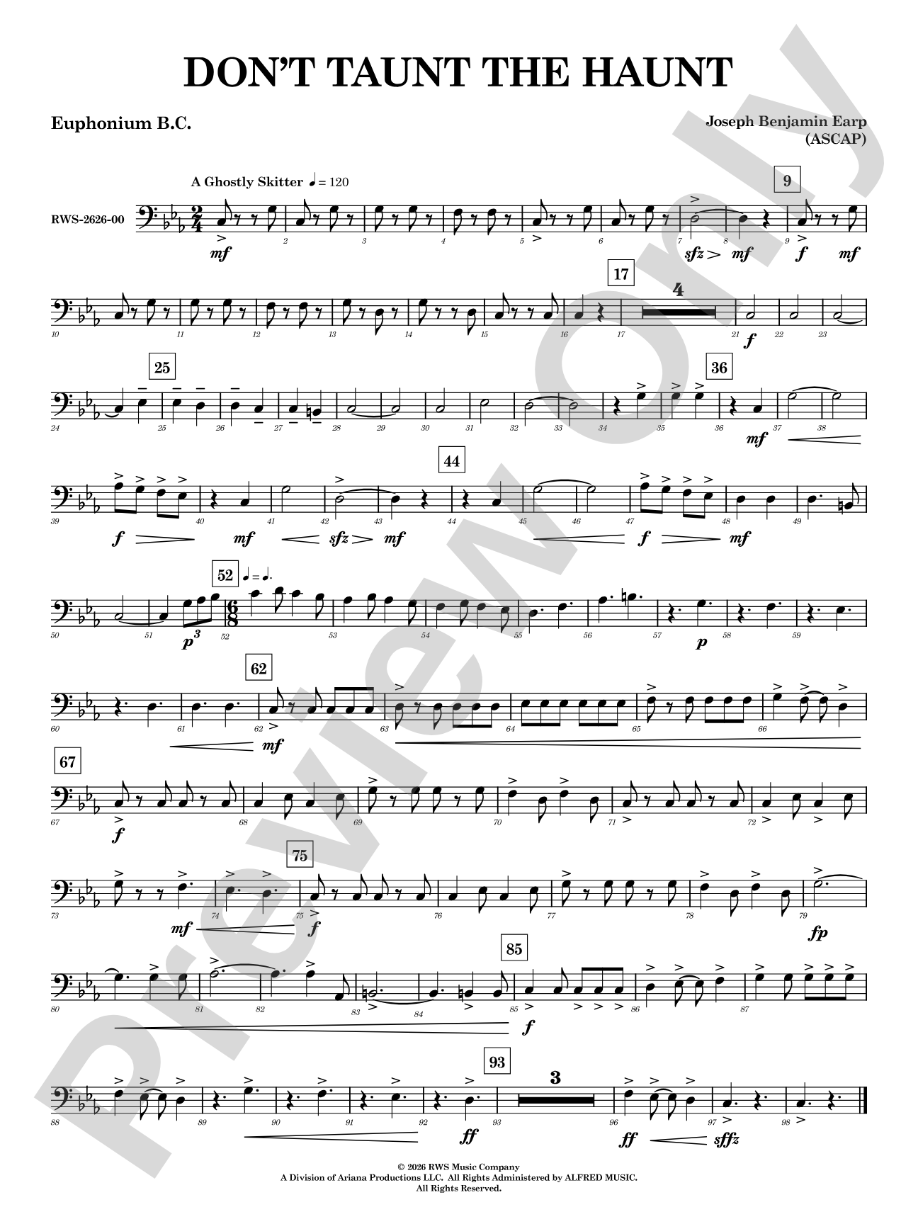 Don't Taunt the Haunt: Baritone B.C.