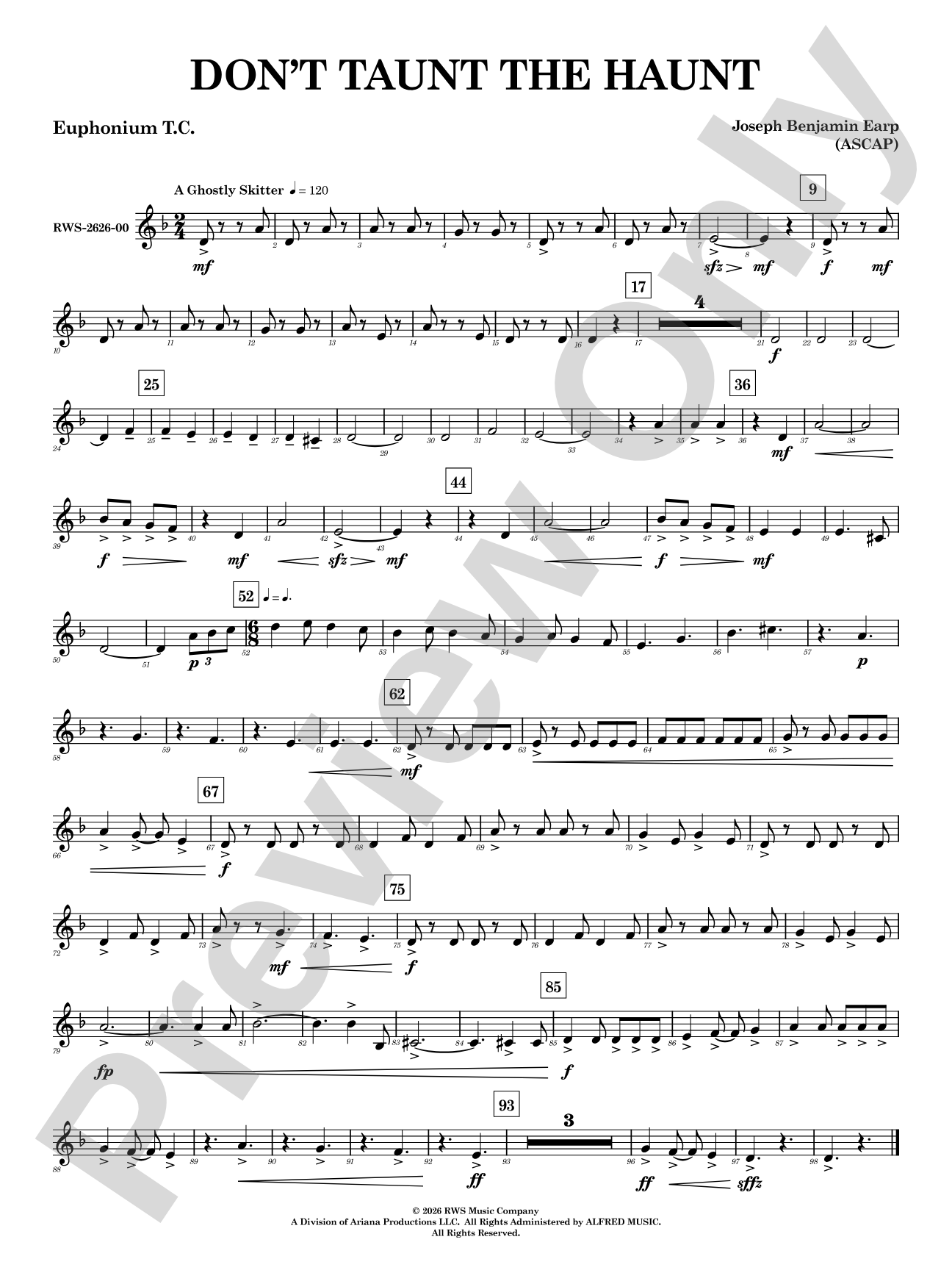 Don't Taunt the Haunt: Baritone T.C.