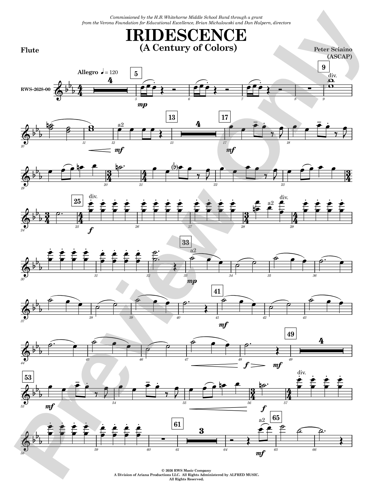 Iridescence: Flute