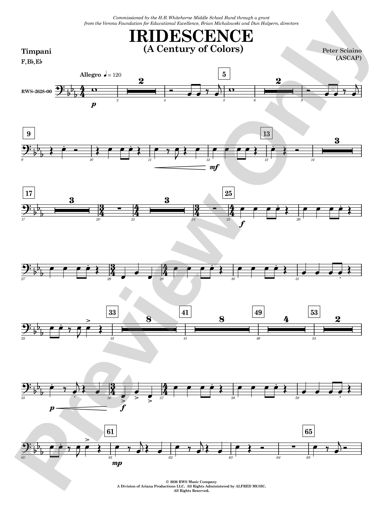 Iridescence: Timpani