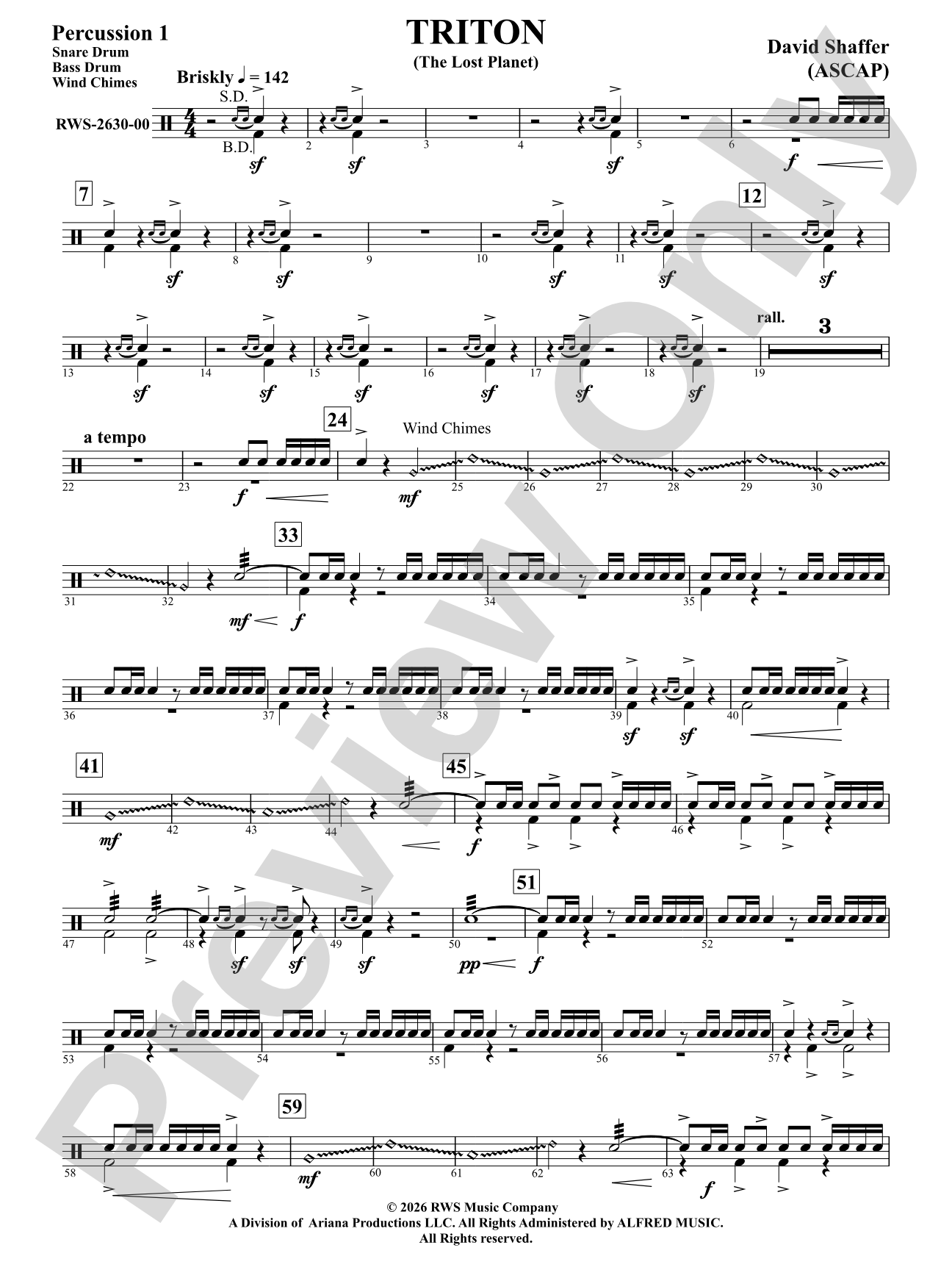 Triton: 1st Percussion