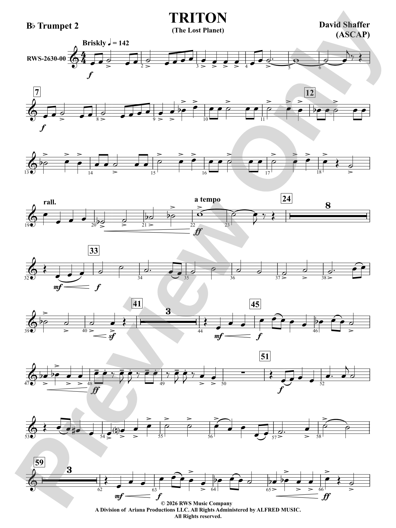 Triton: 2nd B-flat Trumpet