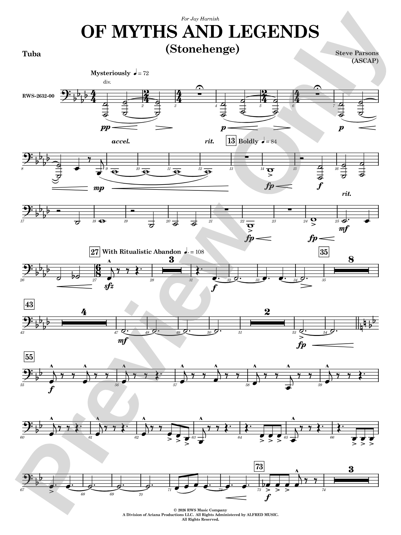 Of Myths and Legends: Tuba