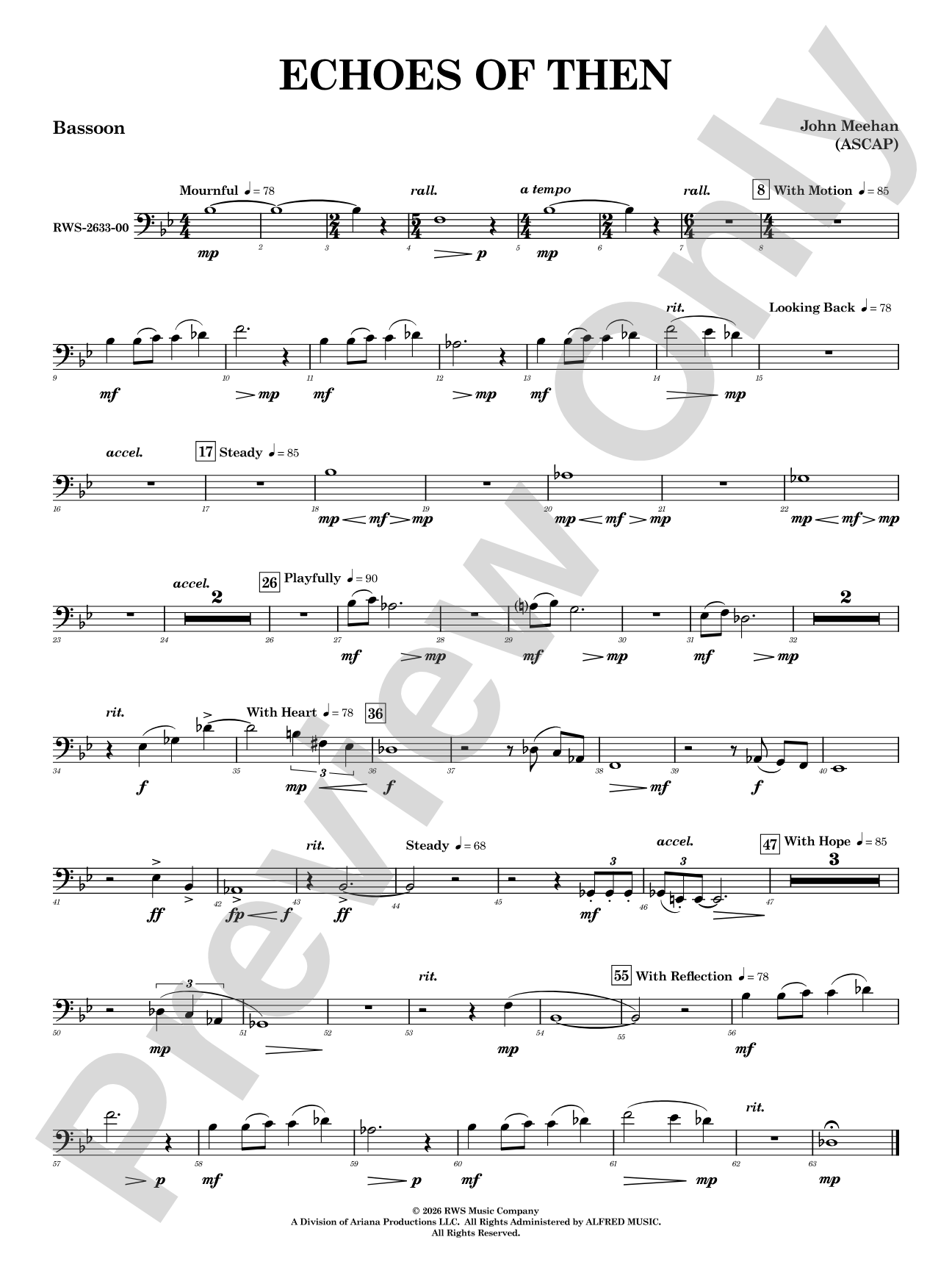 Echoes of Then: Bassoon
