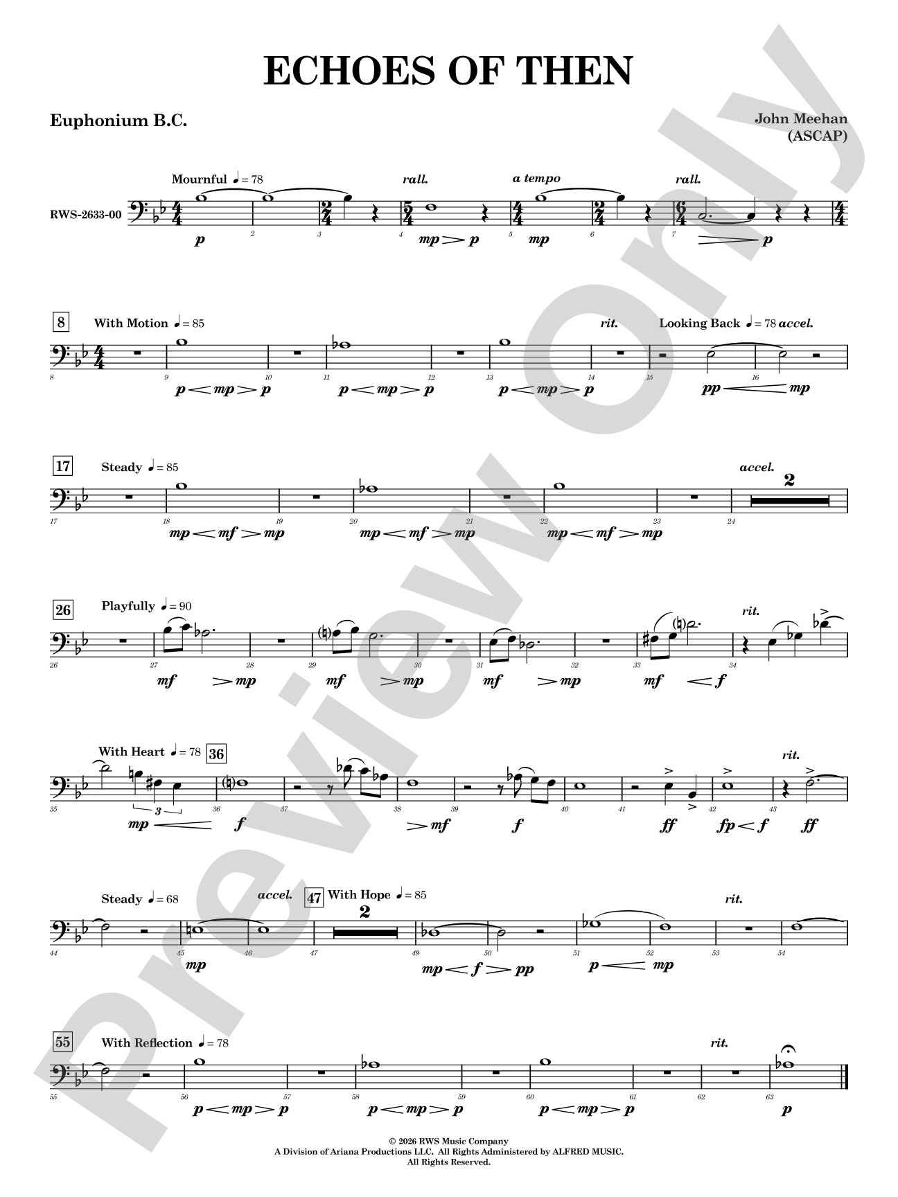 Echoes of Then: Baritone B.C.