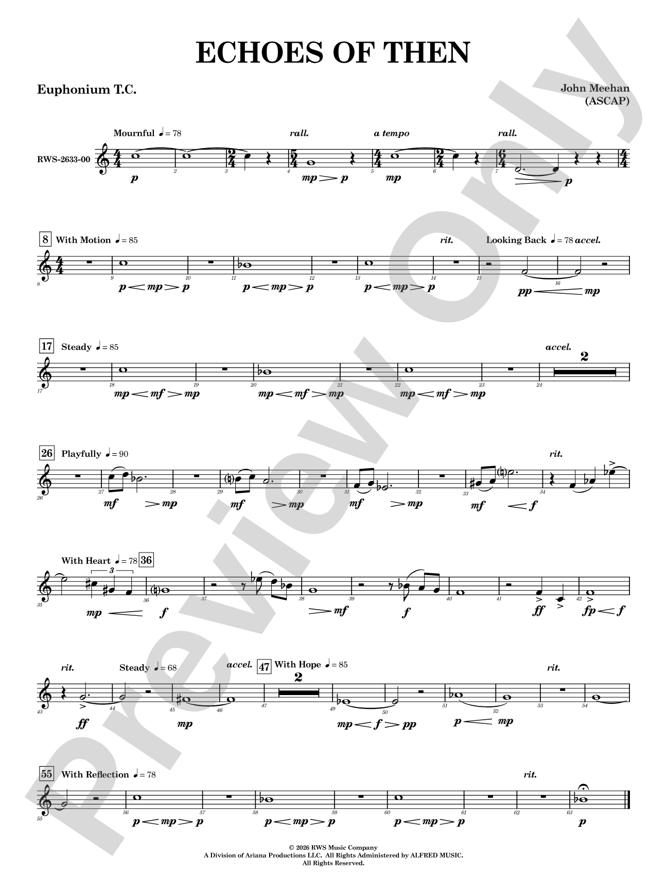 Echoes of Then: Baritone T.C.