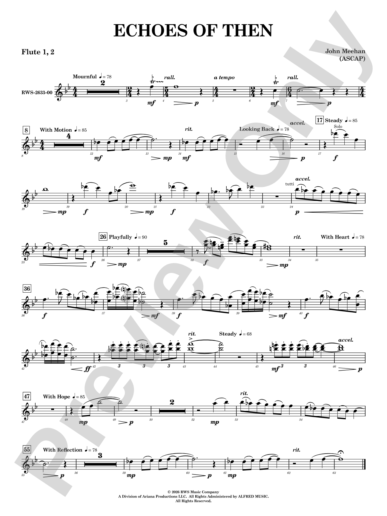 Echoes of Then: Flute