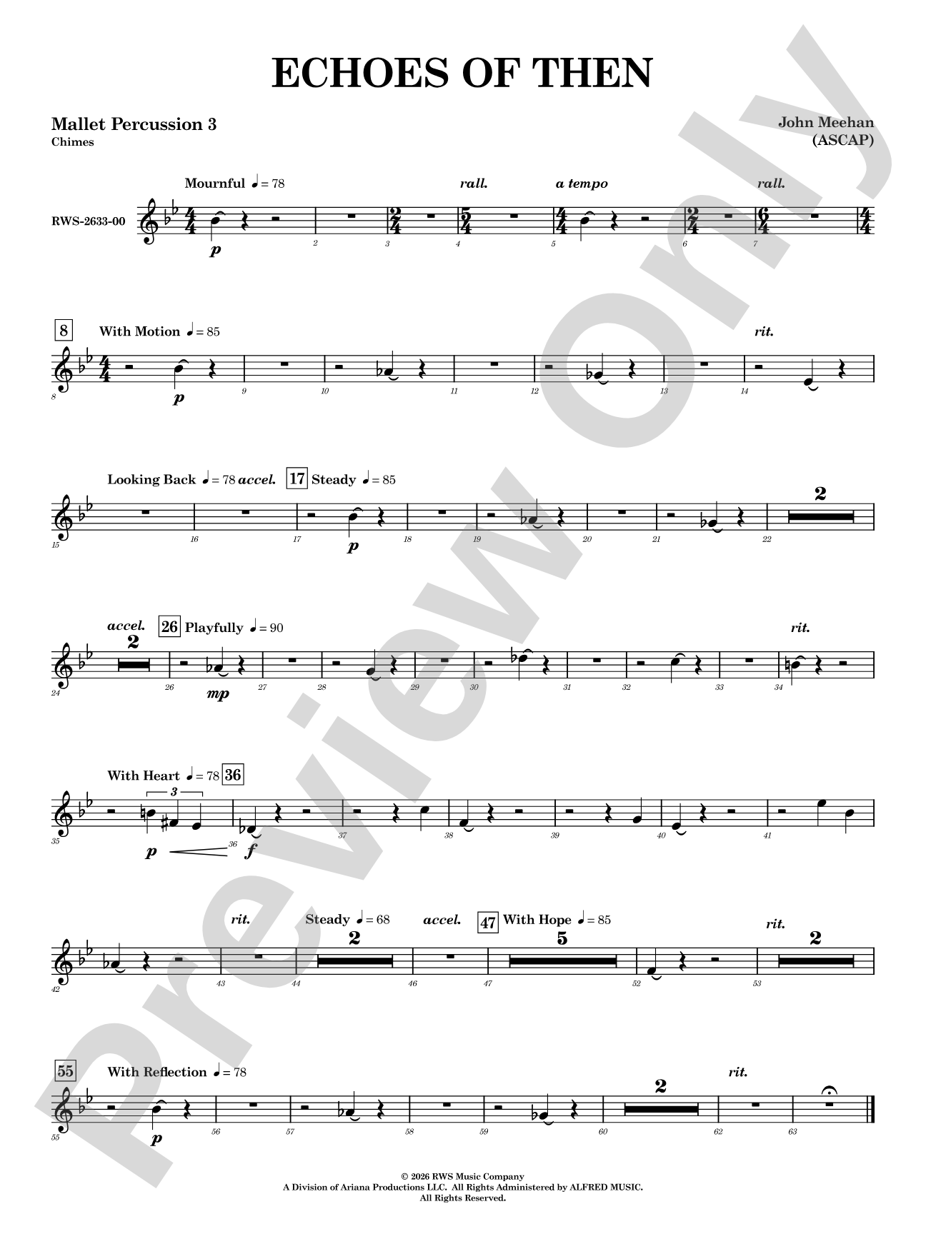 Echoes of Then: 3rd Mallet Percussion