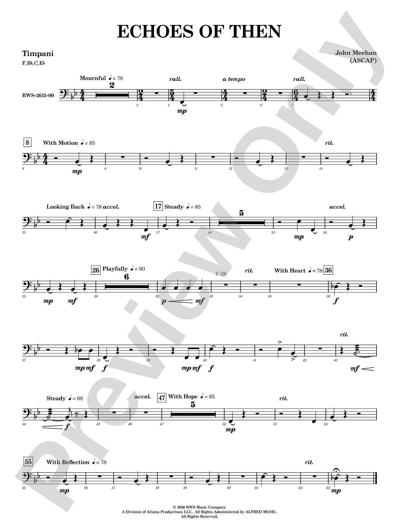 Echoes of Then: Timpani