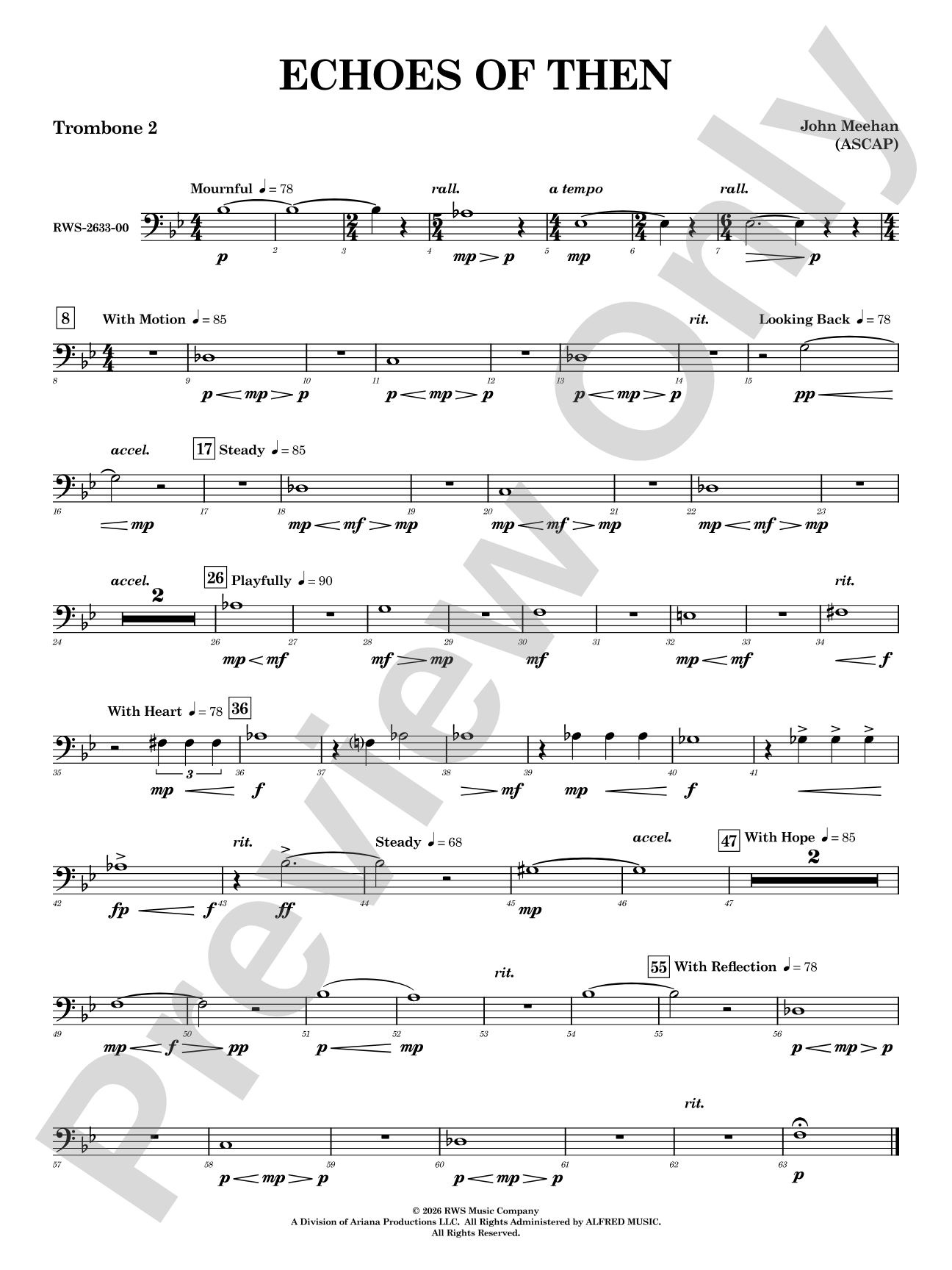 Echoes of Then: 2nd Trombone
