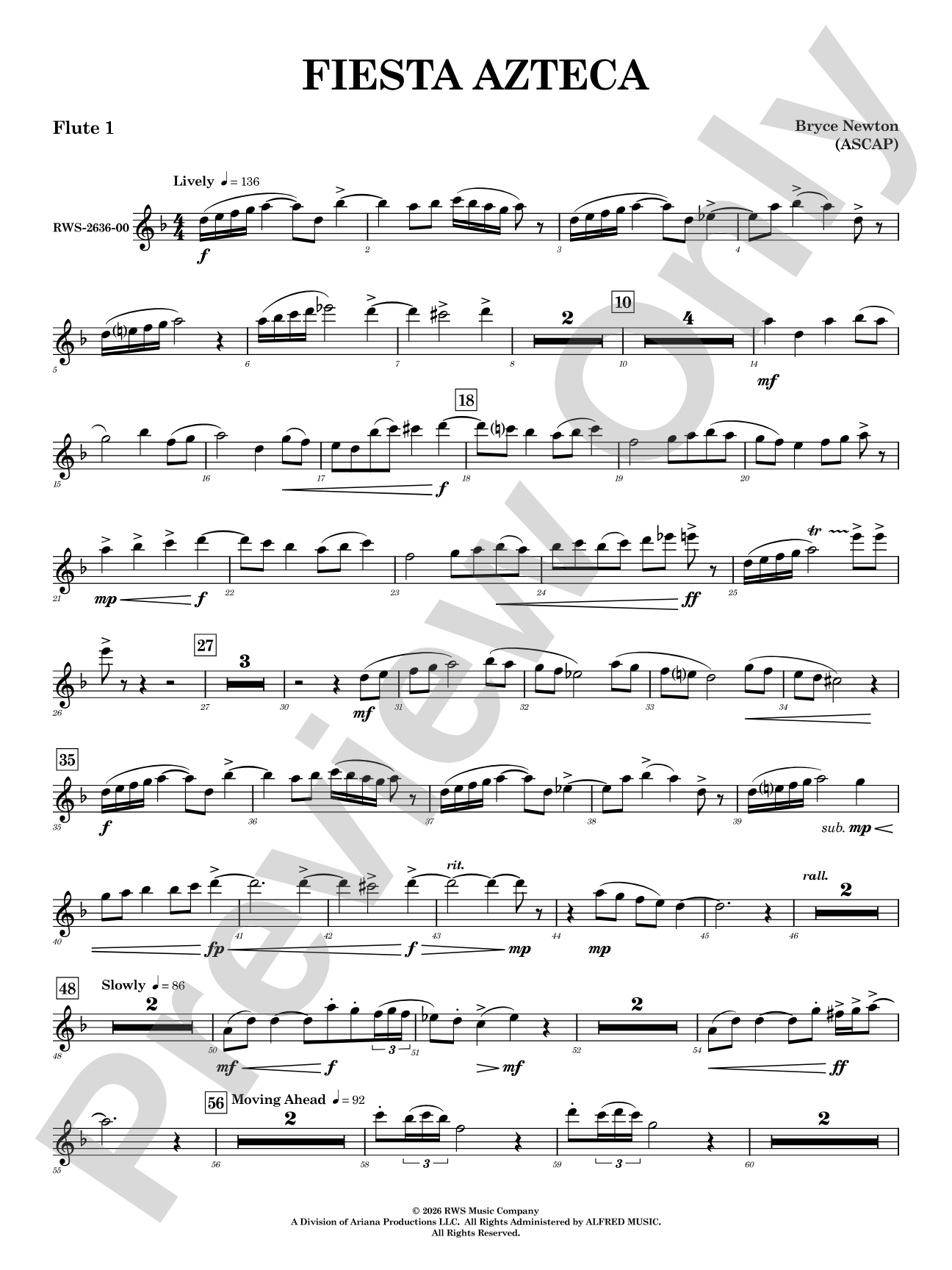 Fiesta Azteca: Flute