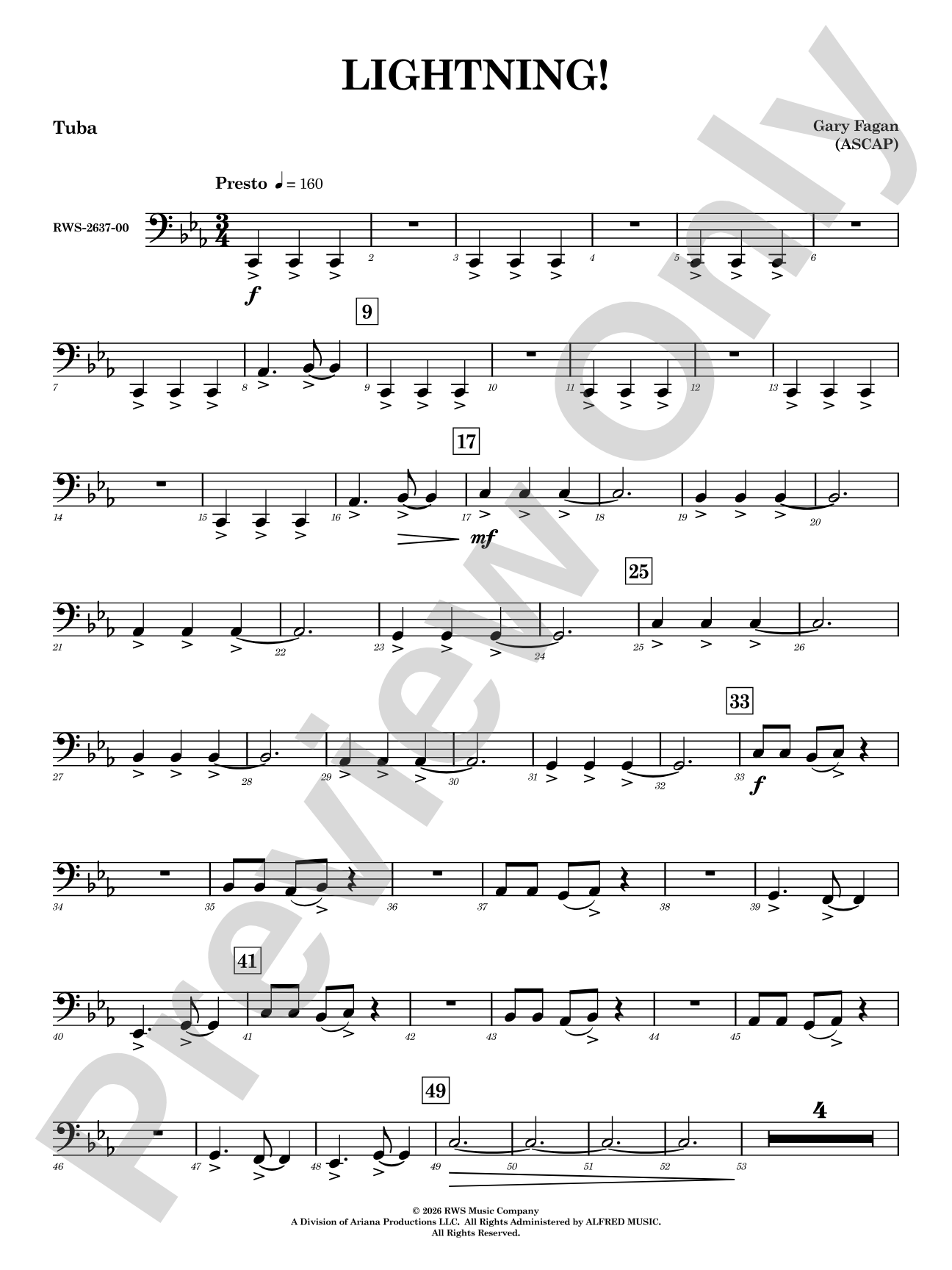 Lightning!: Tuba