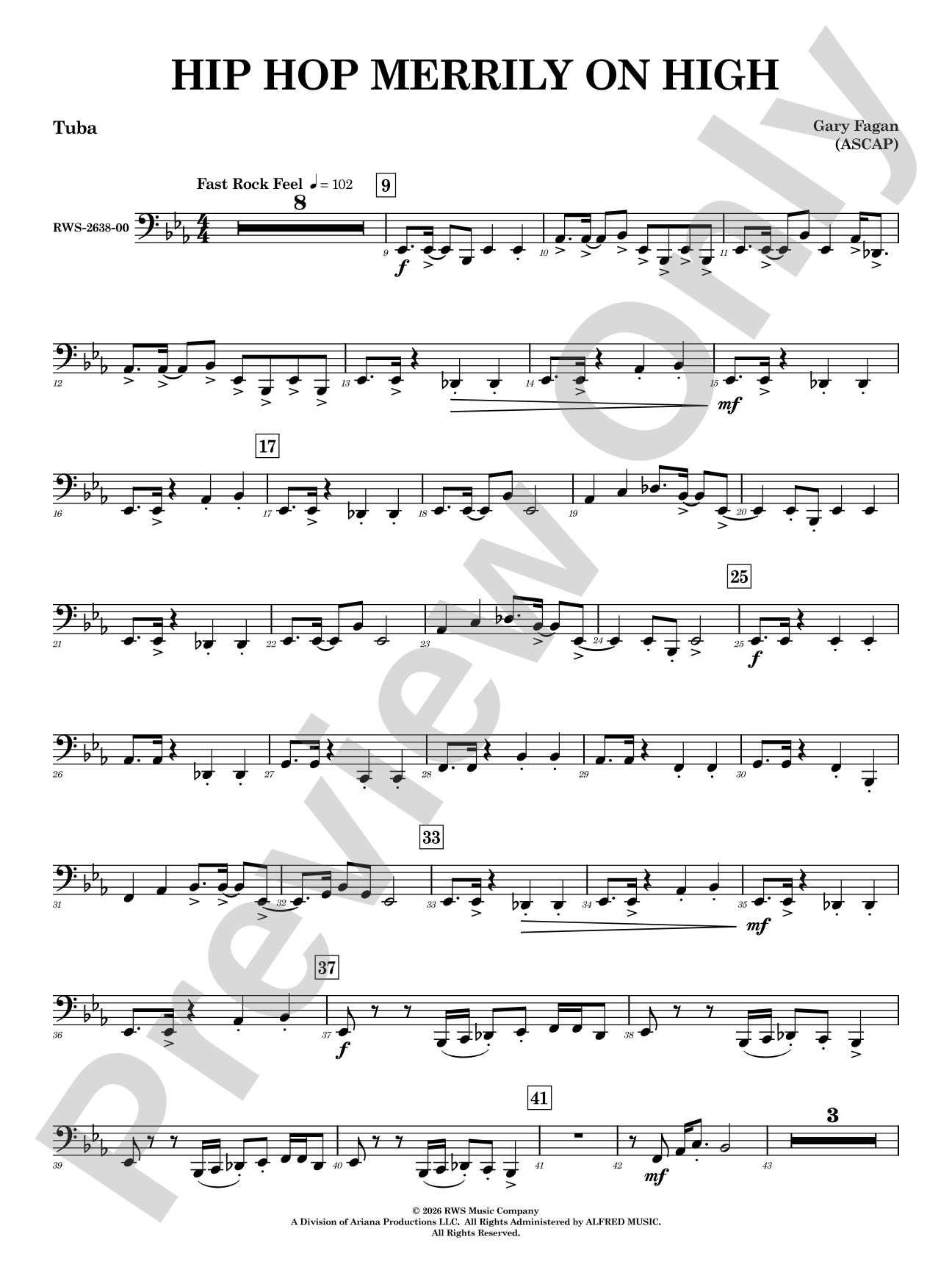 Hip Hop Merrily on High: Tuba