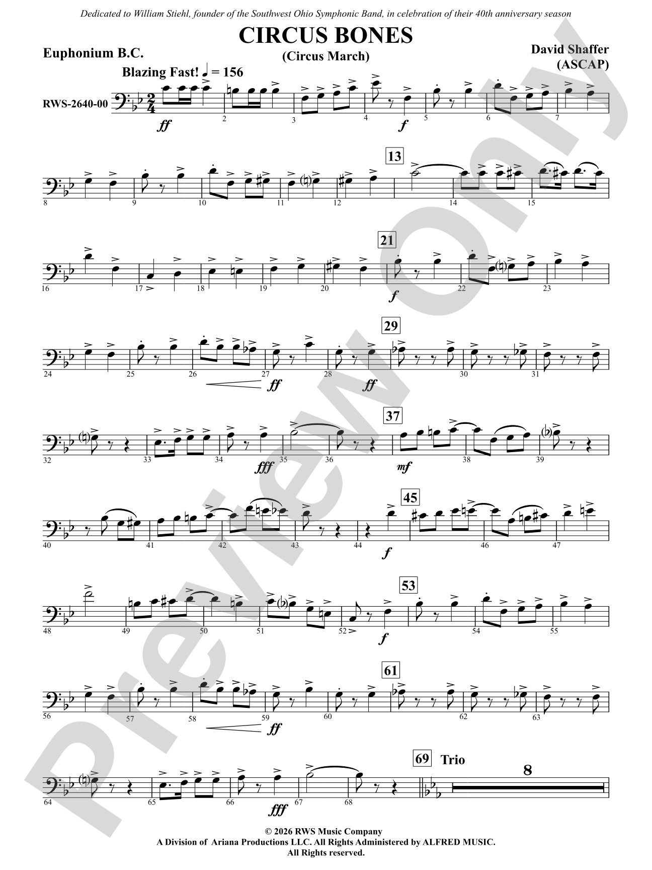 Circus Bones: Baritone B.C.