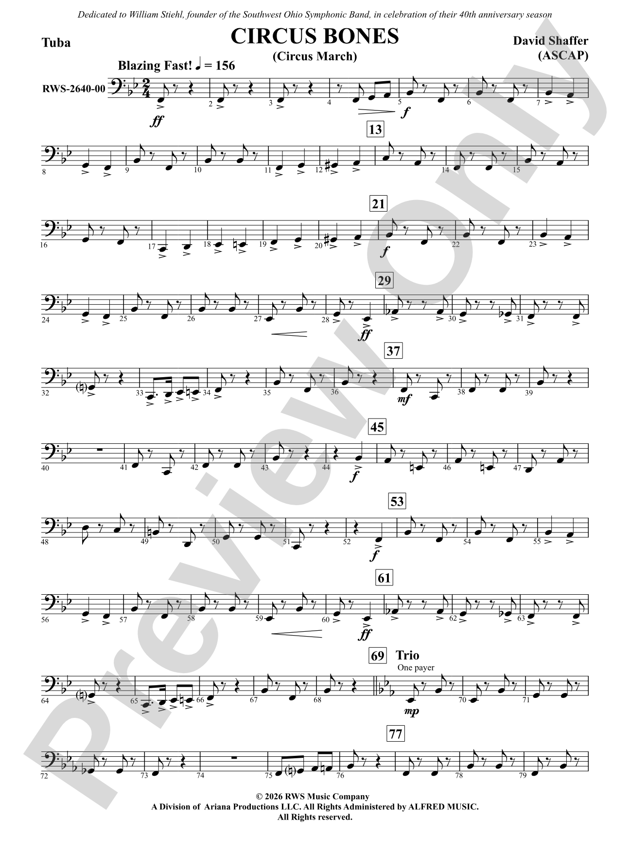 Circus Bones: Tuba