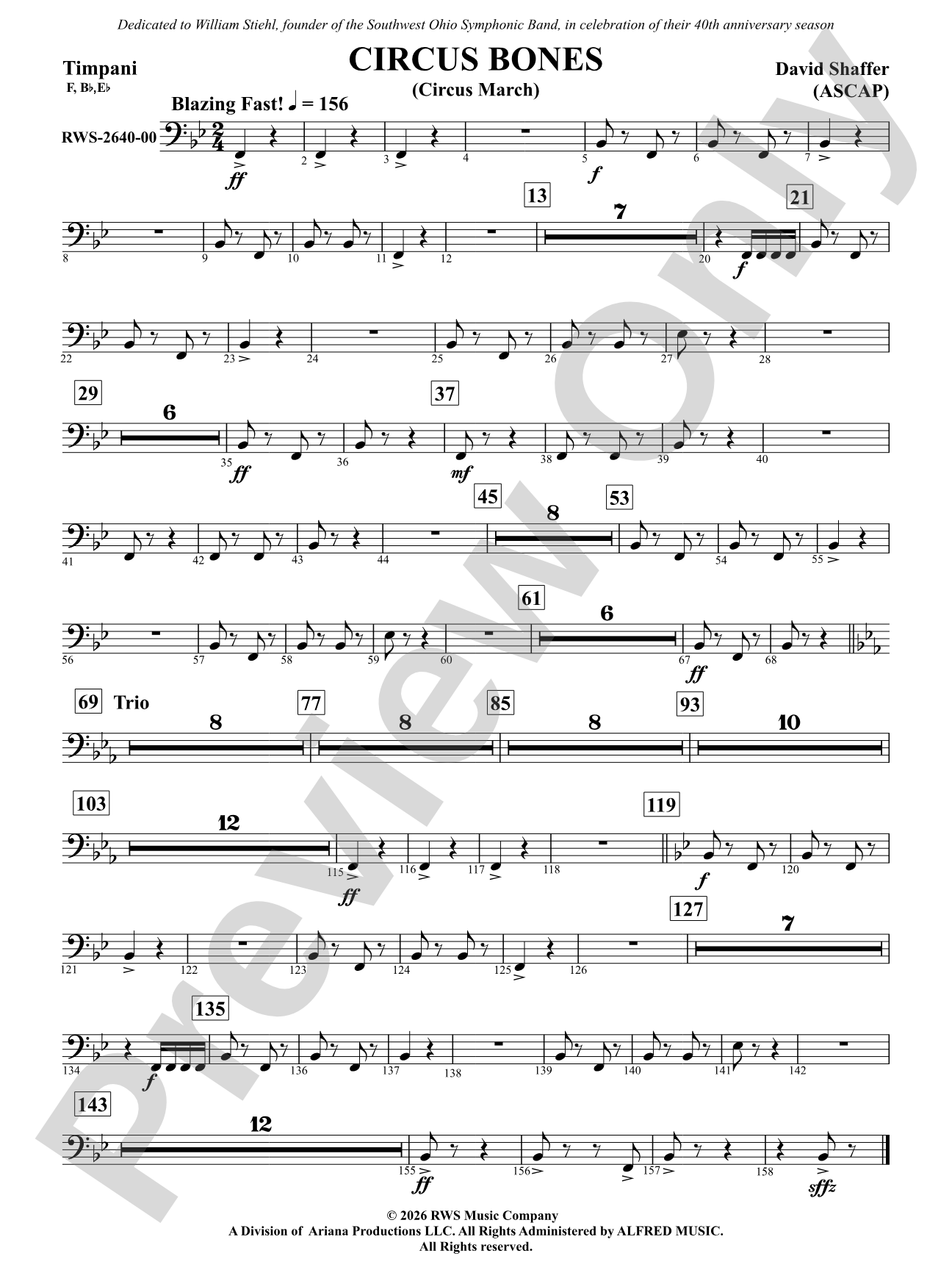 Circus Bones: Timpani