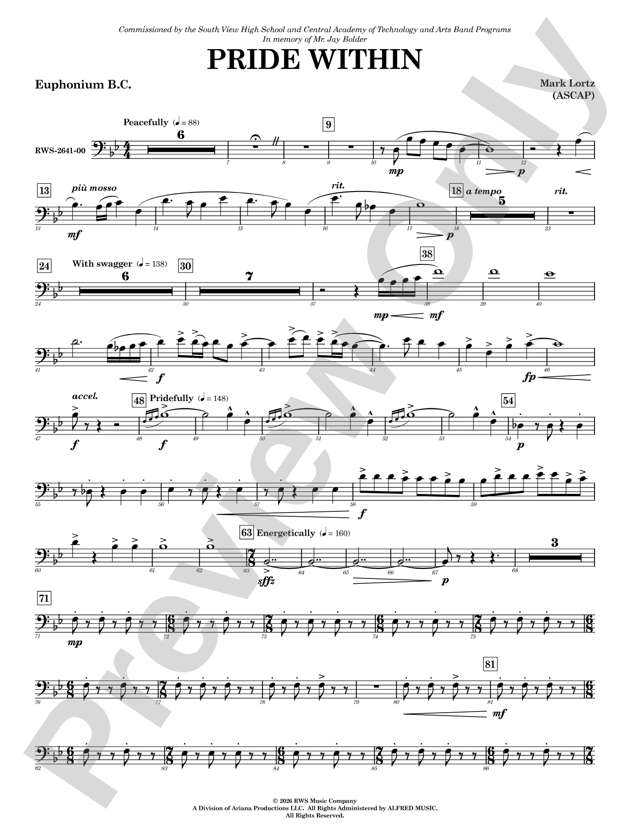 Pride Within: Baritone B.C.