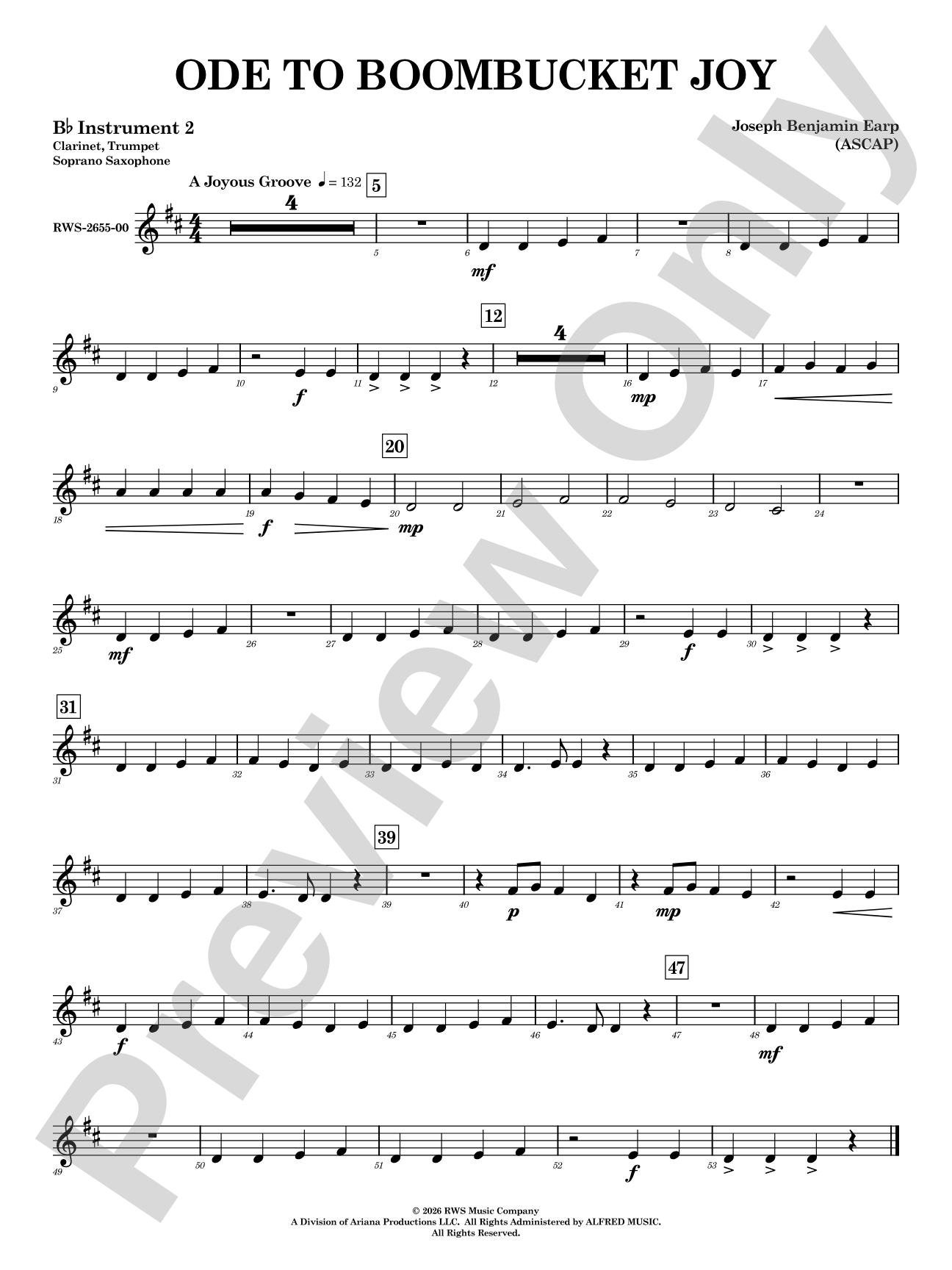 Ode to Boombucket Joy: Part 2 - B-flat Instruments