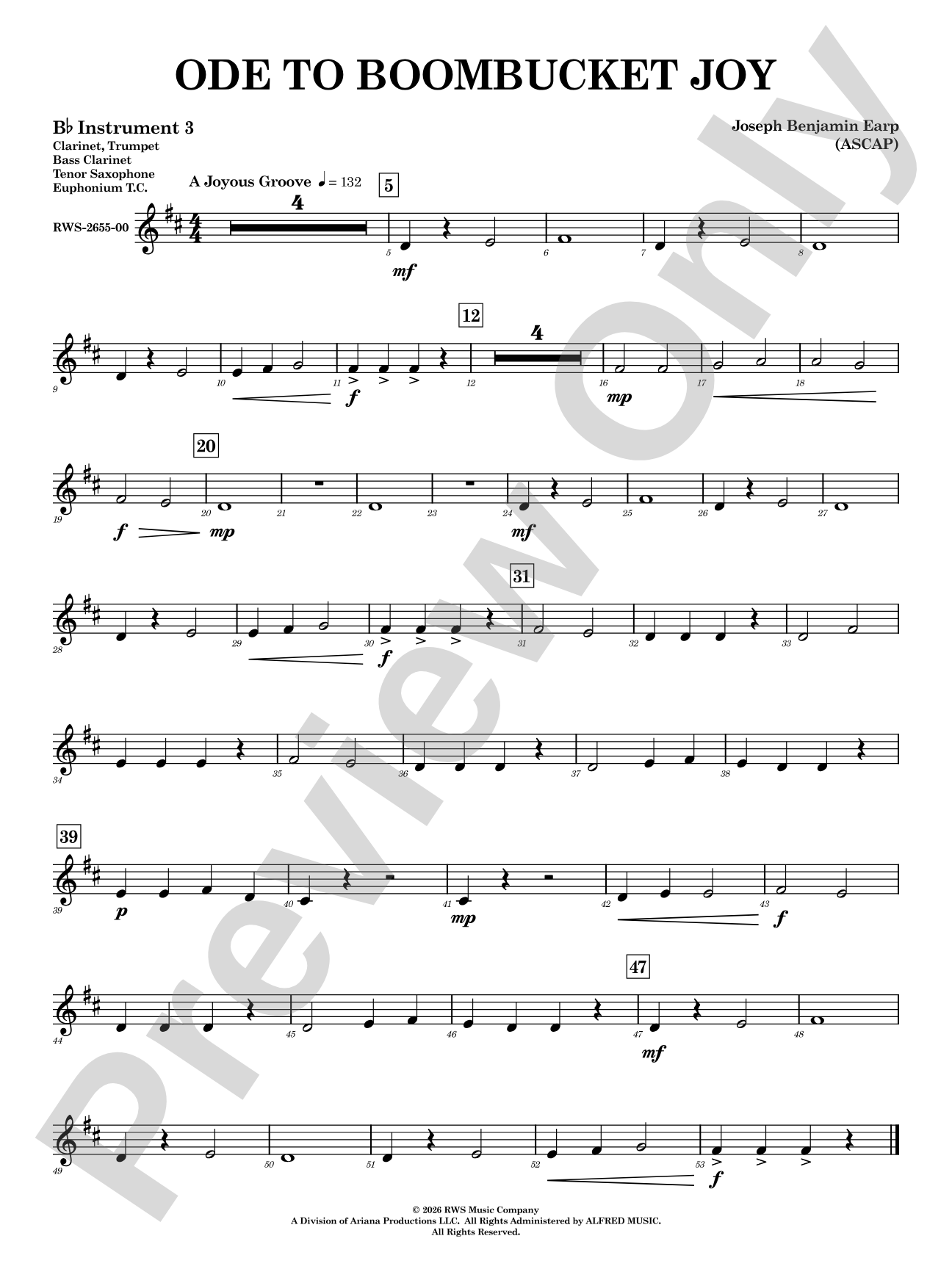 Ode to Boombucket Joy: Part 3 - B-flat Instruments