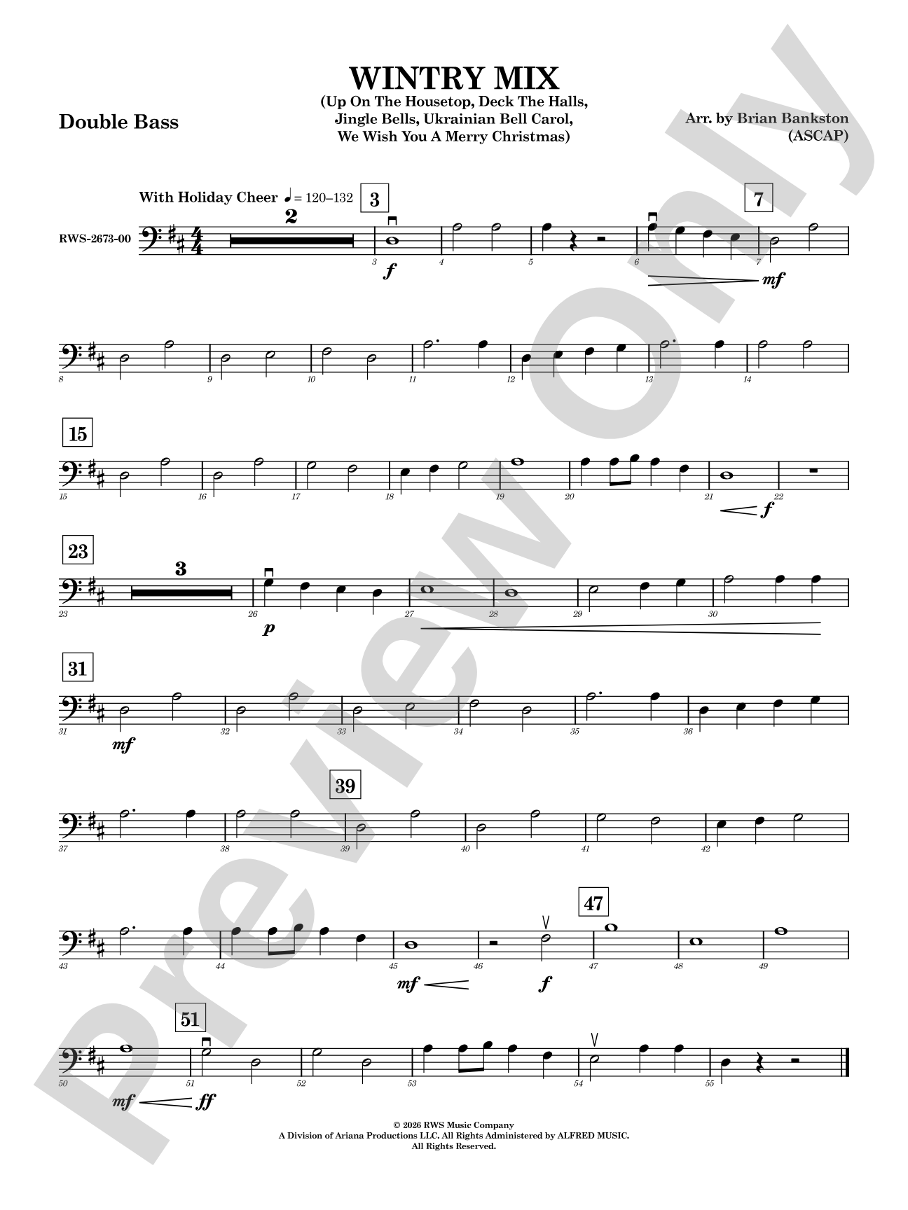Wintry Mix: String Bass