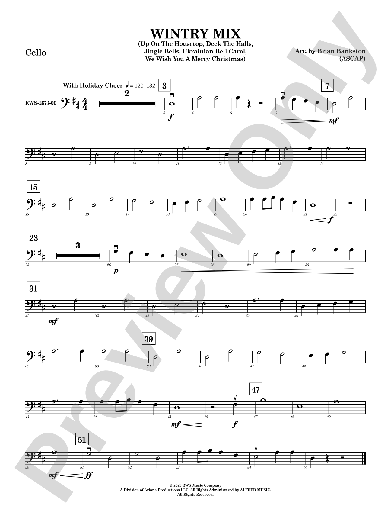 Wintry Mix: Cello
