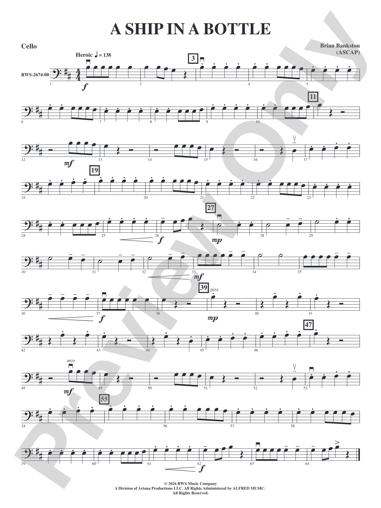 A Ship in a Bottle: Cello