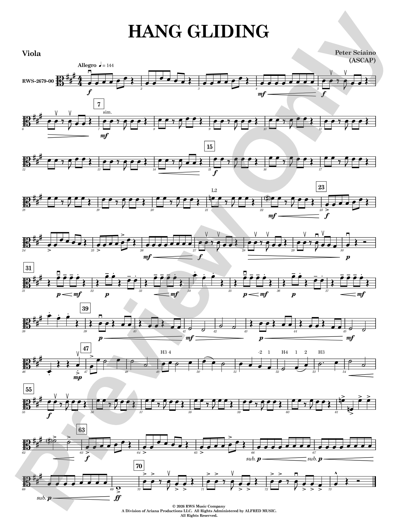 Hang Gliding: Viola
