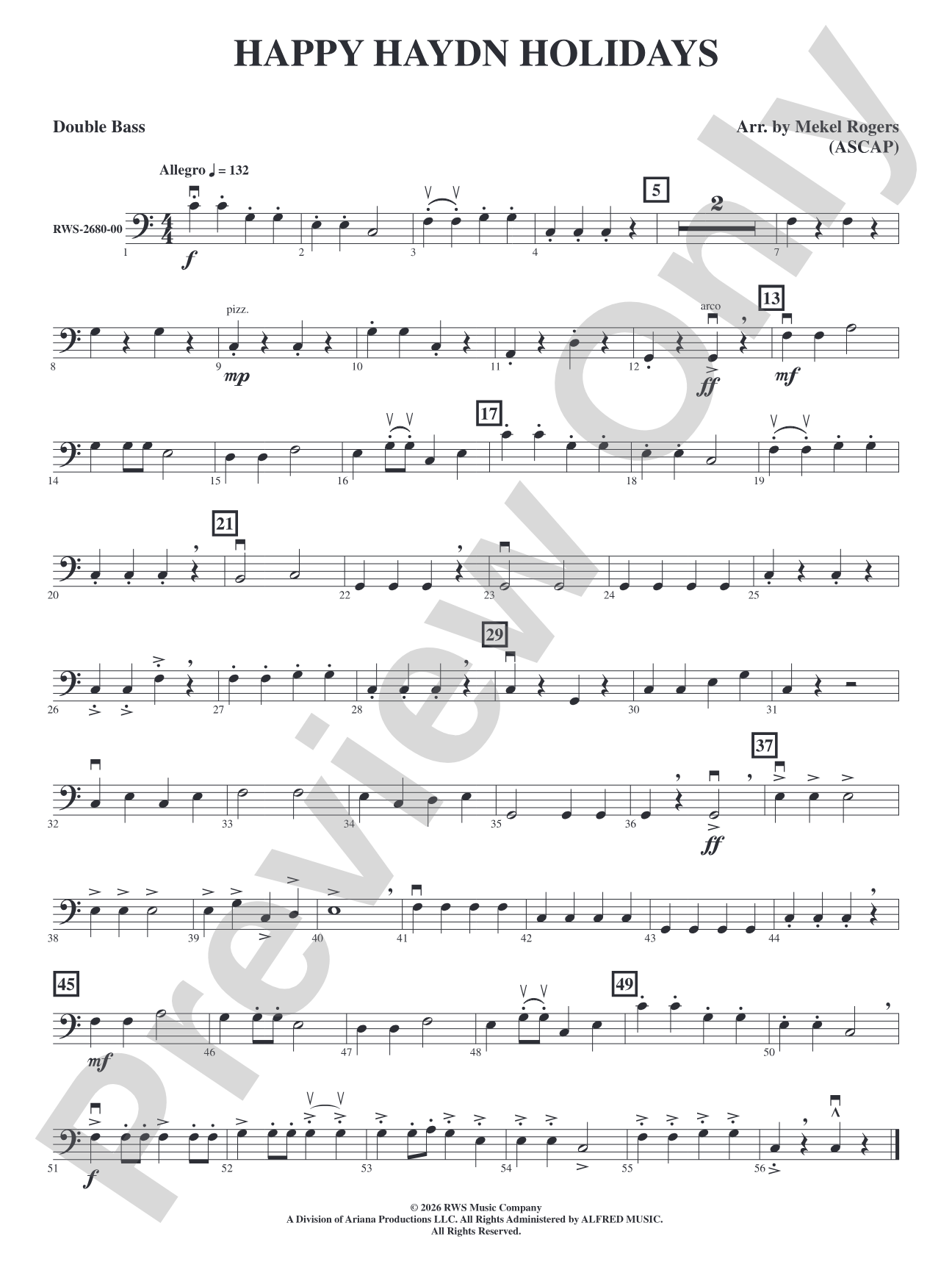 Happy Haydn Holidays: String Bass