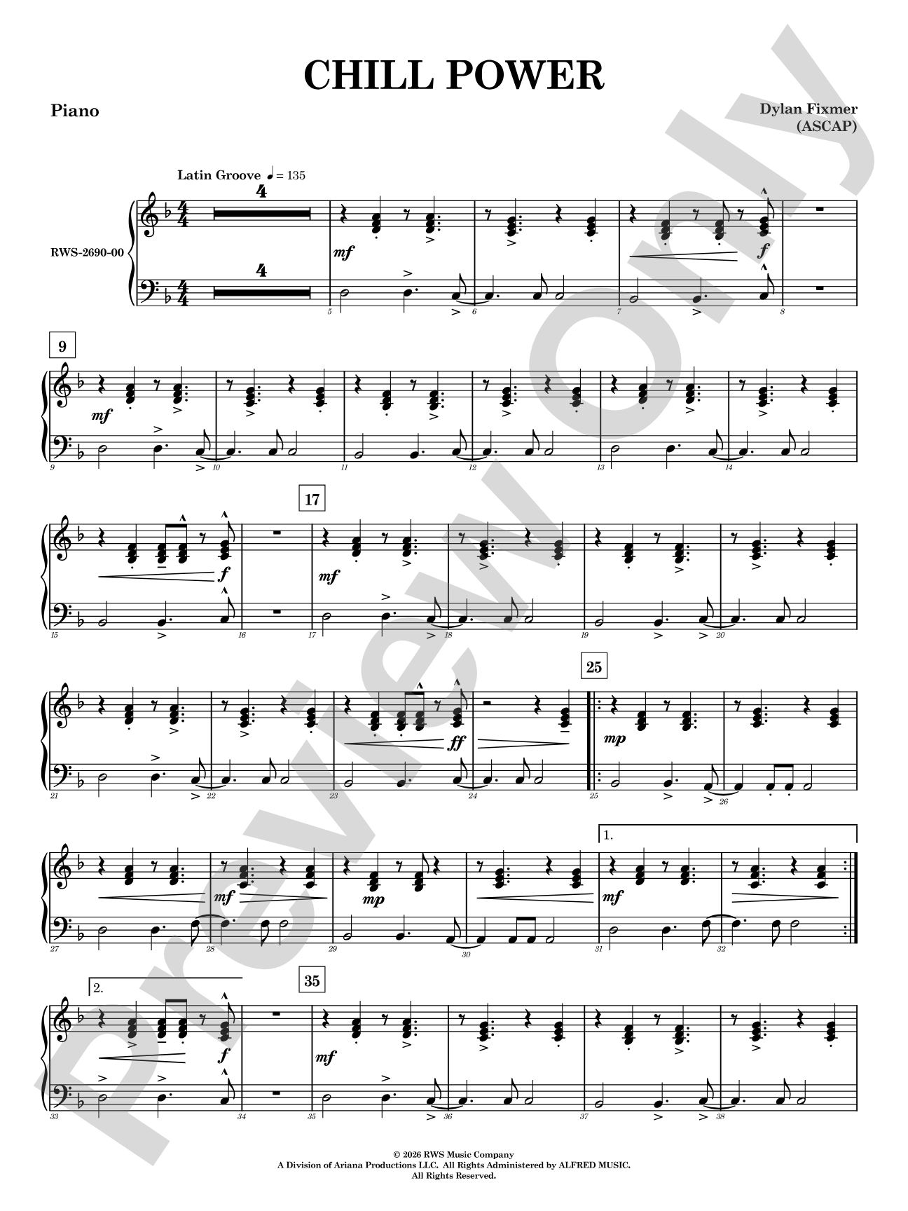 Chill Power: Piano Accompaniment